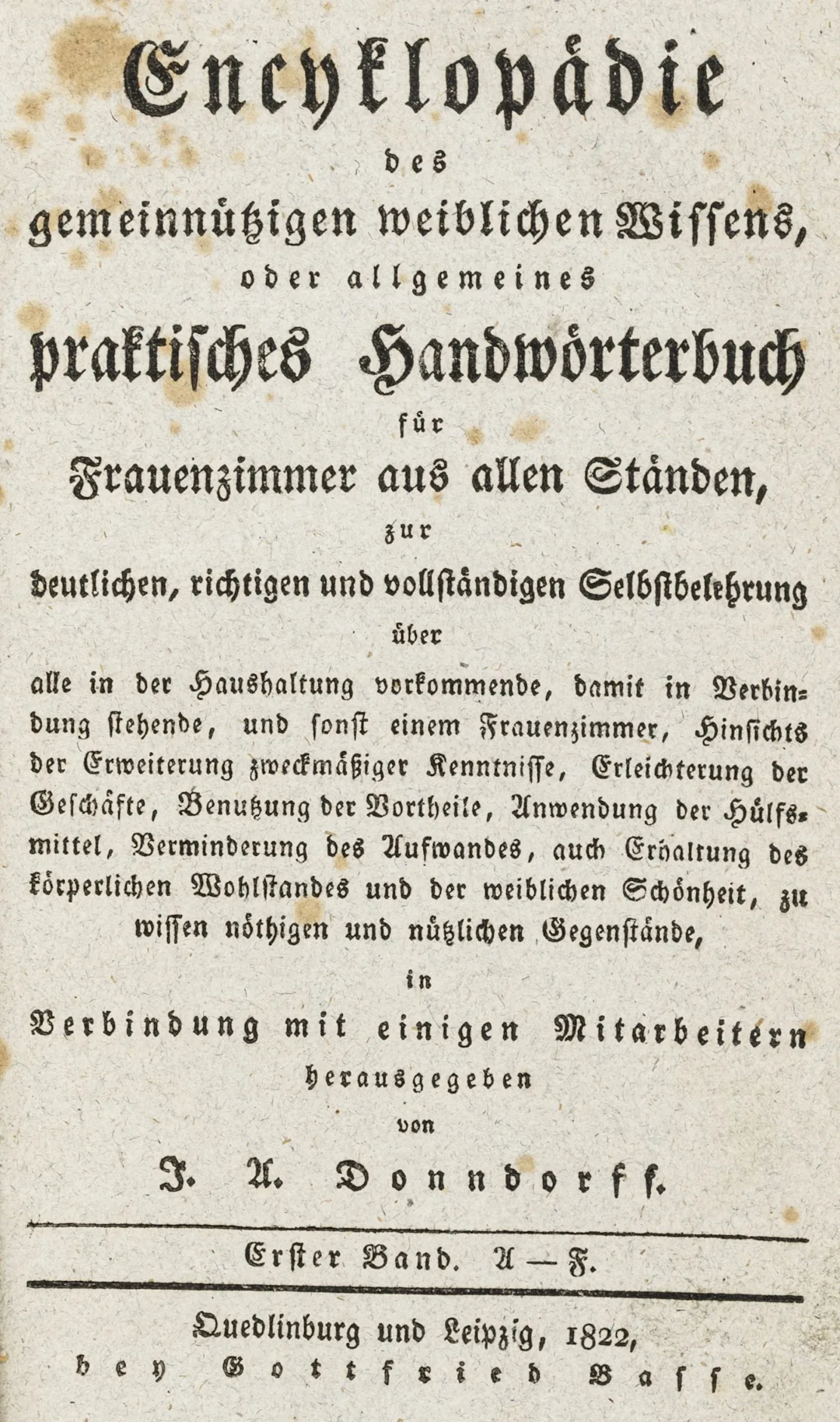 Donndorff, Johann August