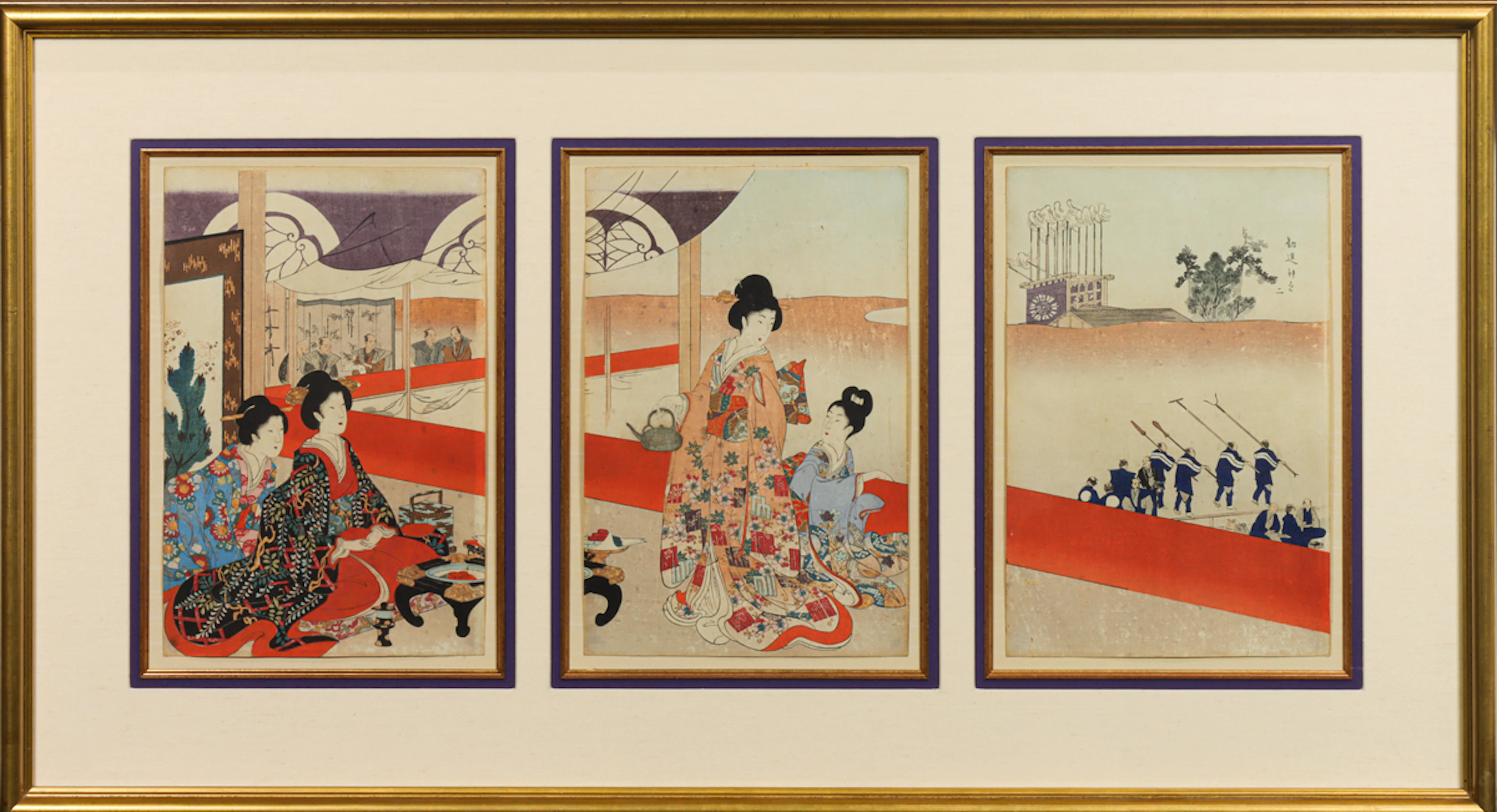 Toyohara Chikanobu - Ladies in the Tokugawa Period