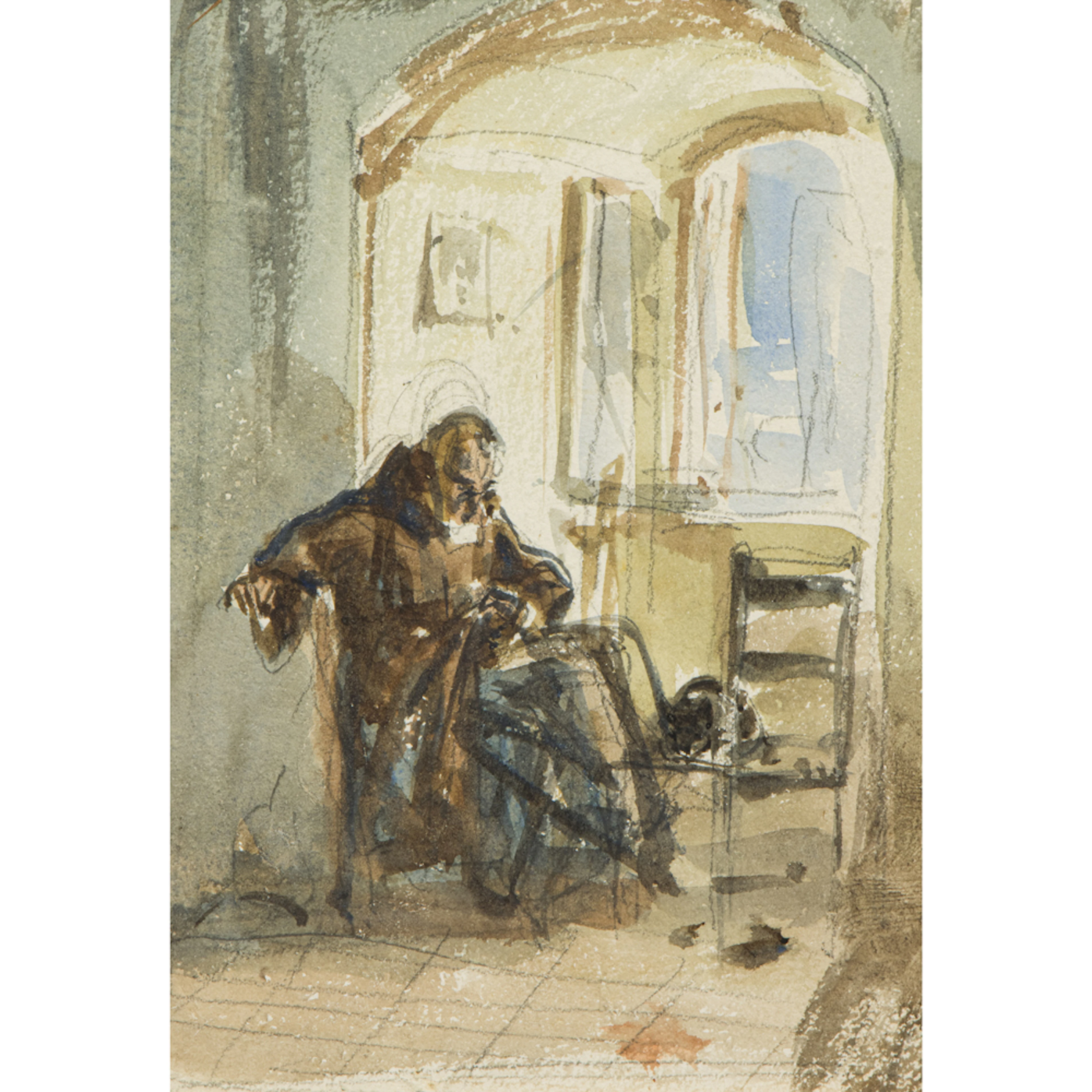 Watercolor, Ludwig Passini