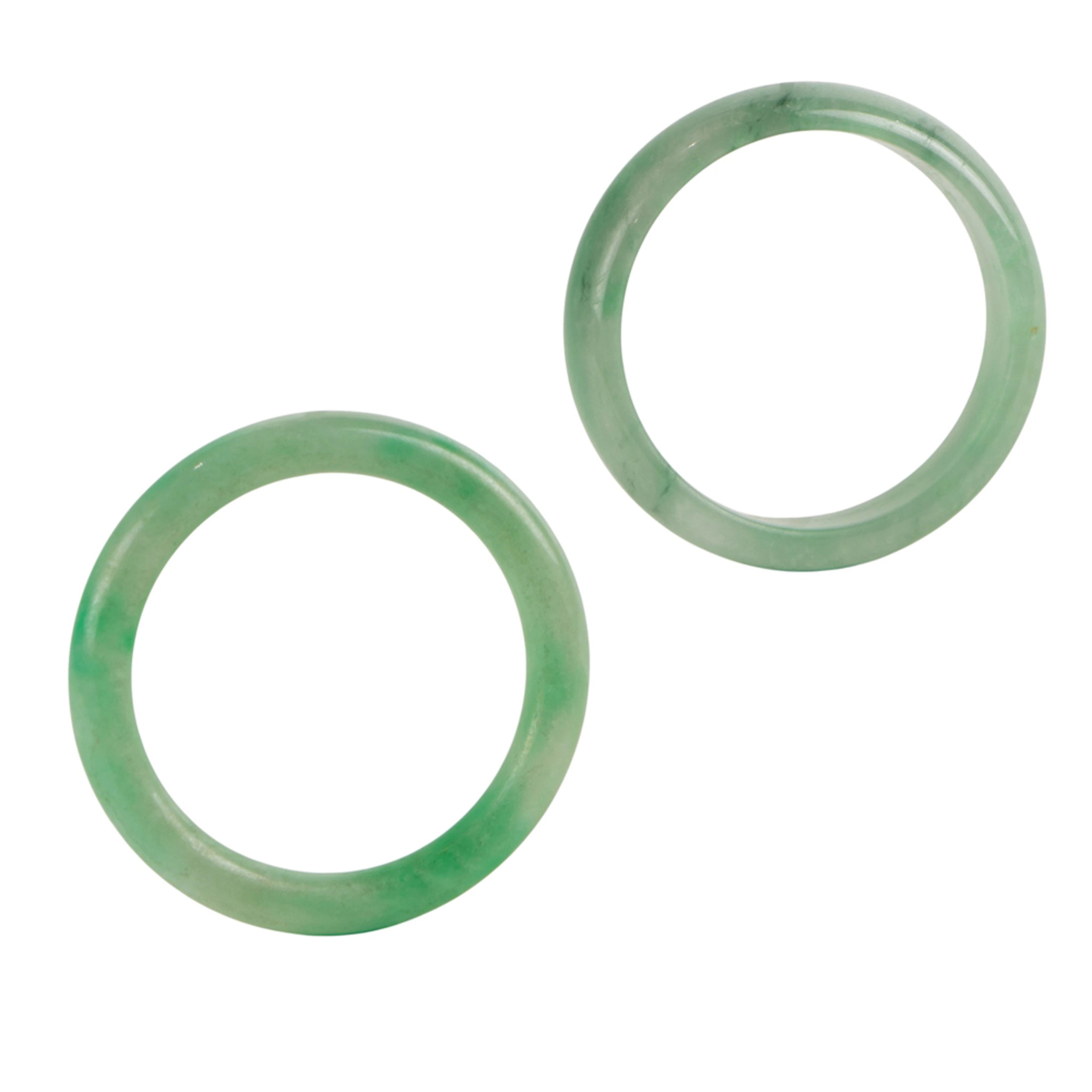 (lot of 2) Chinese jadeite bangle bracelets