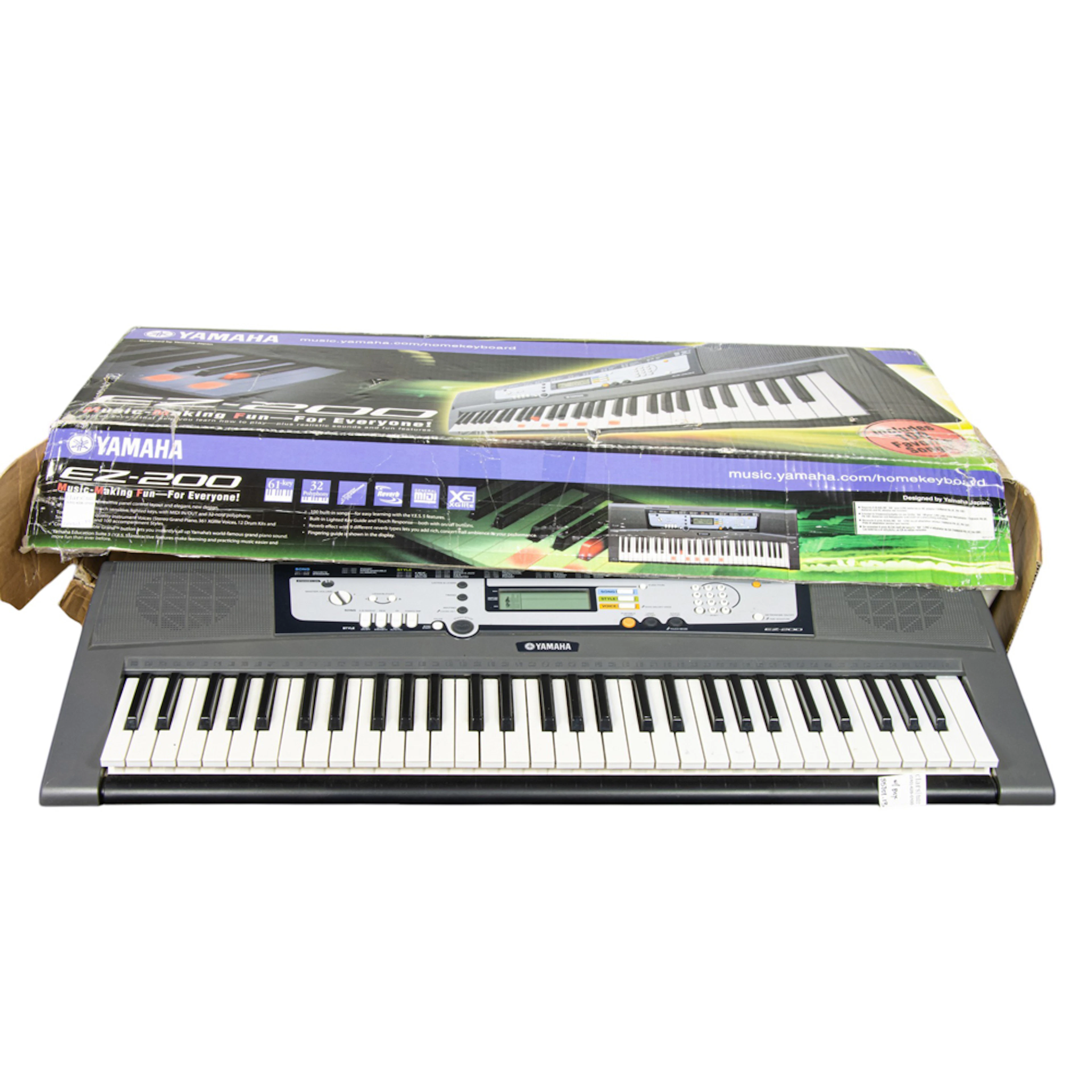 A Yamaha keyboard
