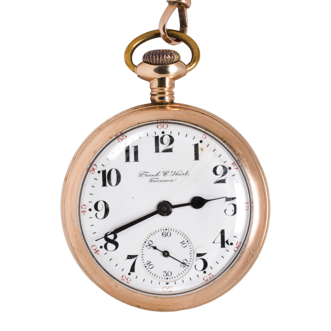 A Frank C. Hart gold-filled pocket watch