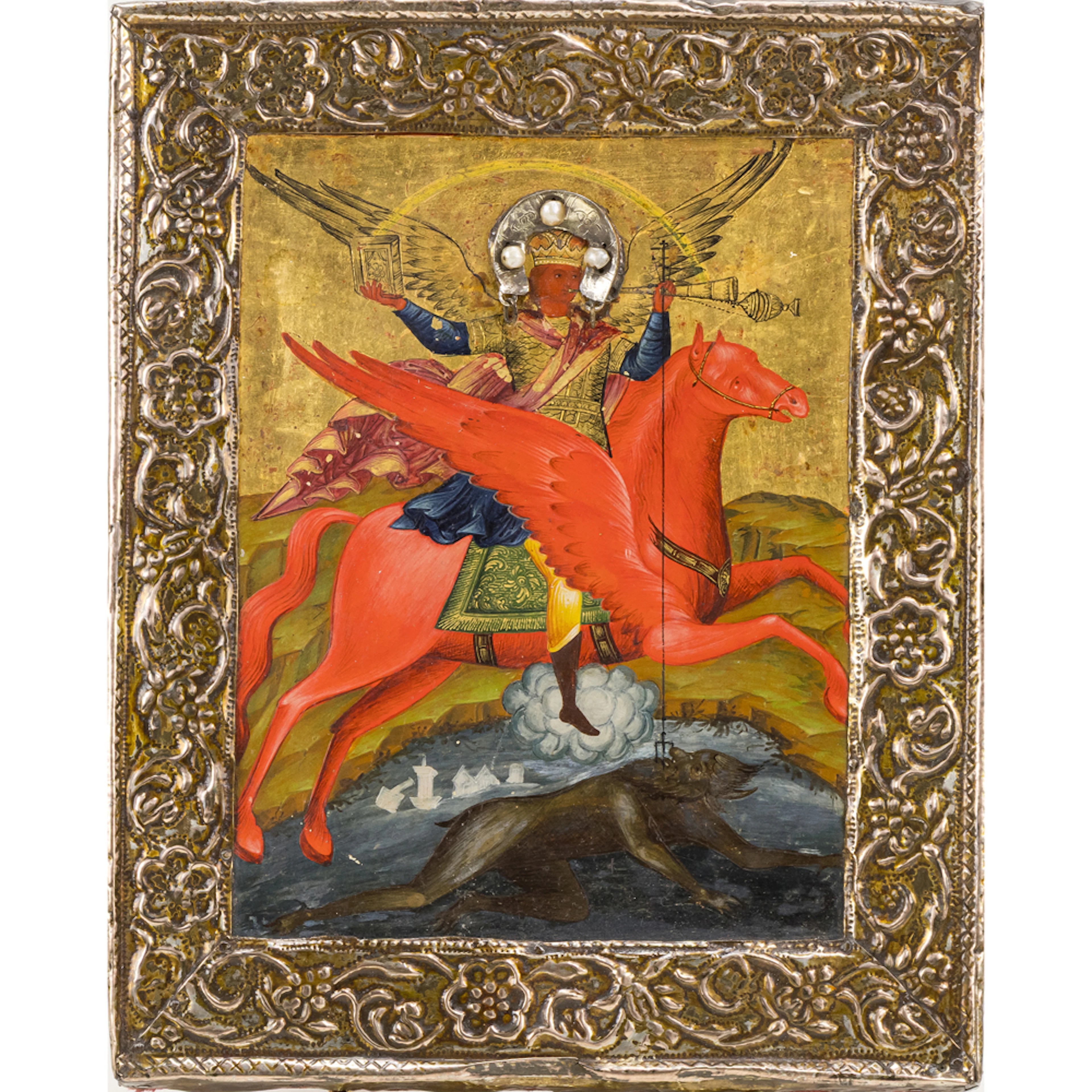 A Russian icon of The Archangel Michael