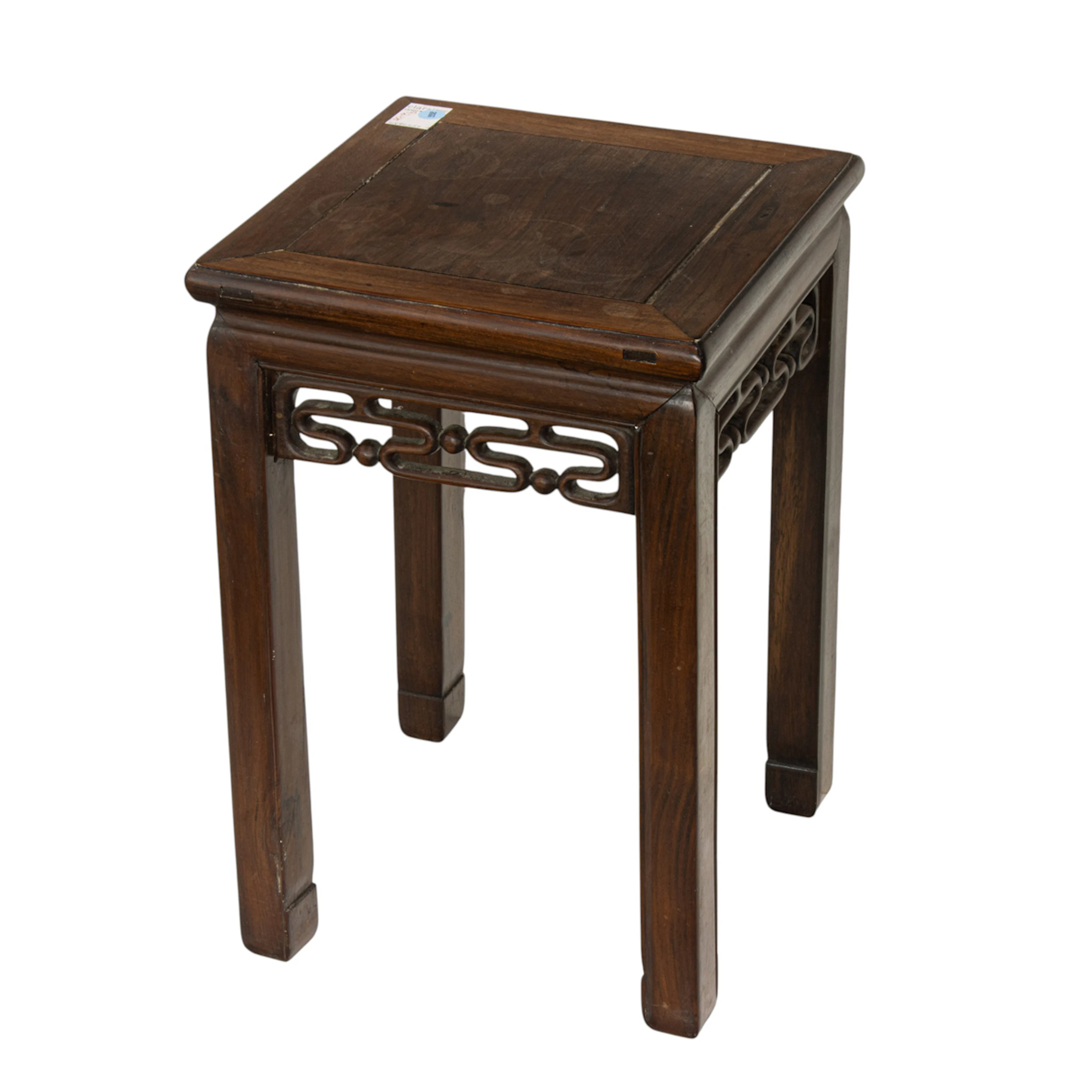 A Chinese Ming-style hardwood side table