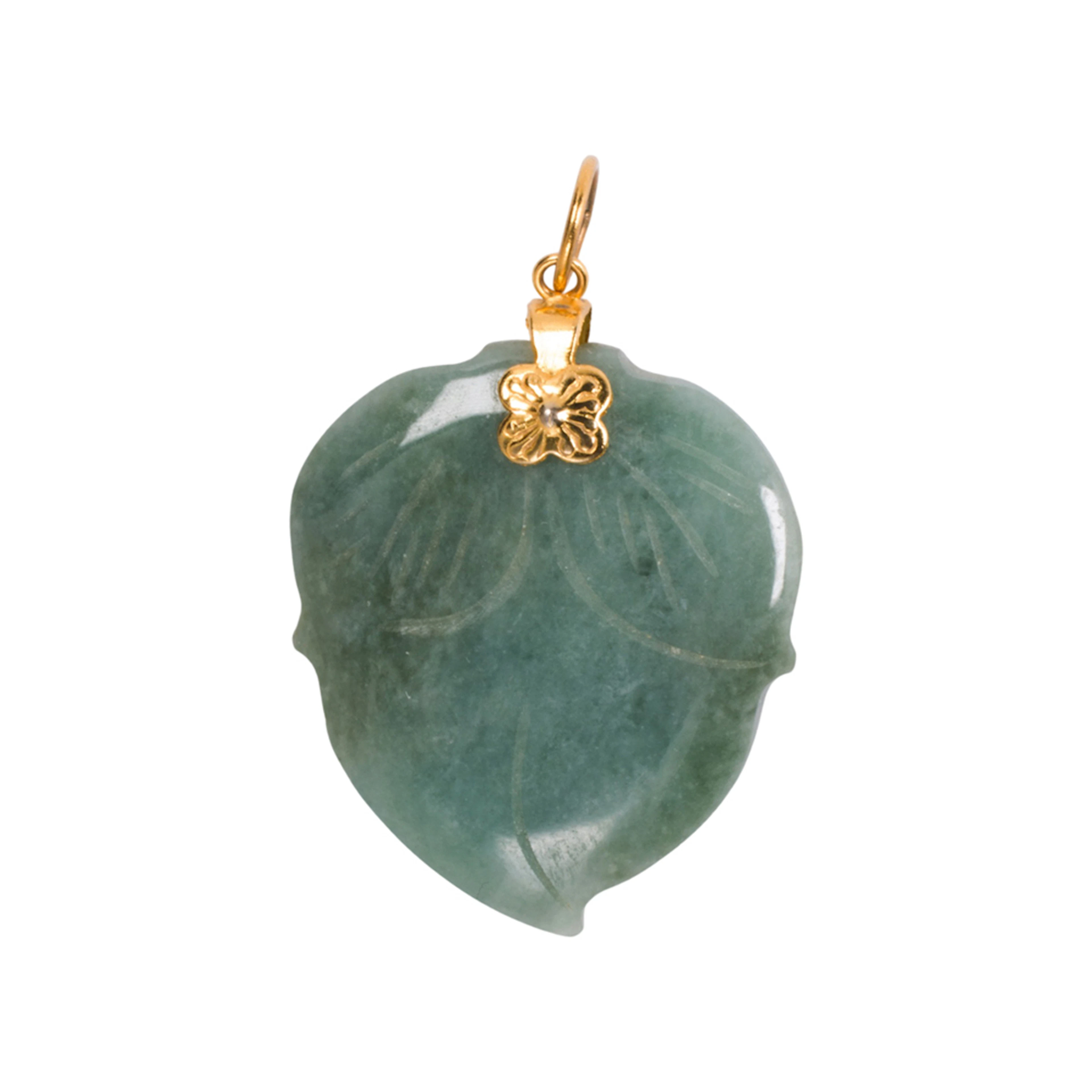 A carved jade pendant