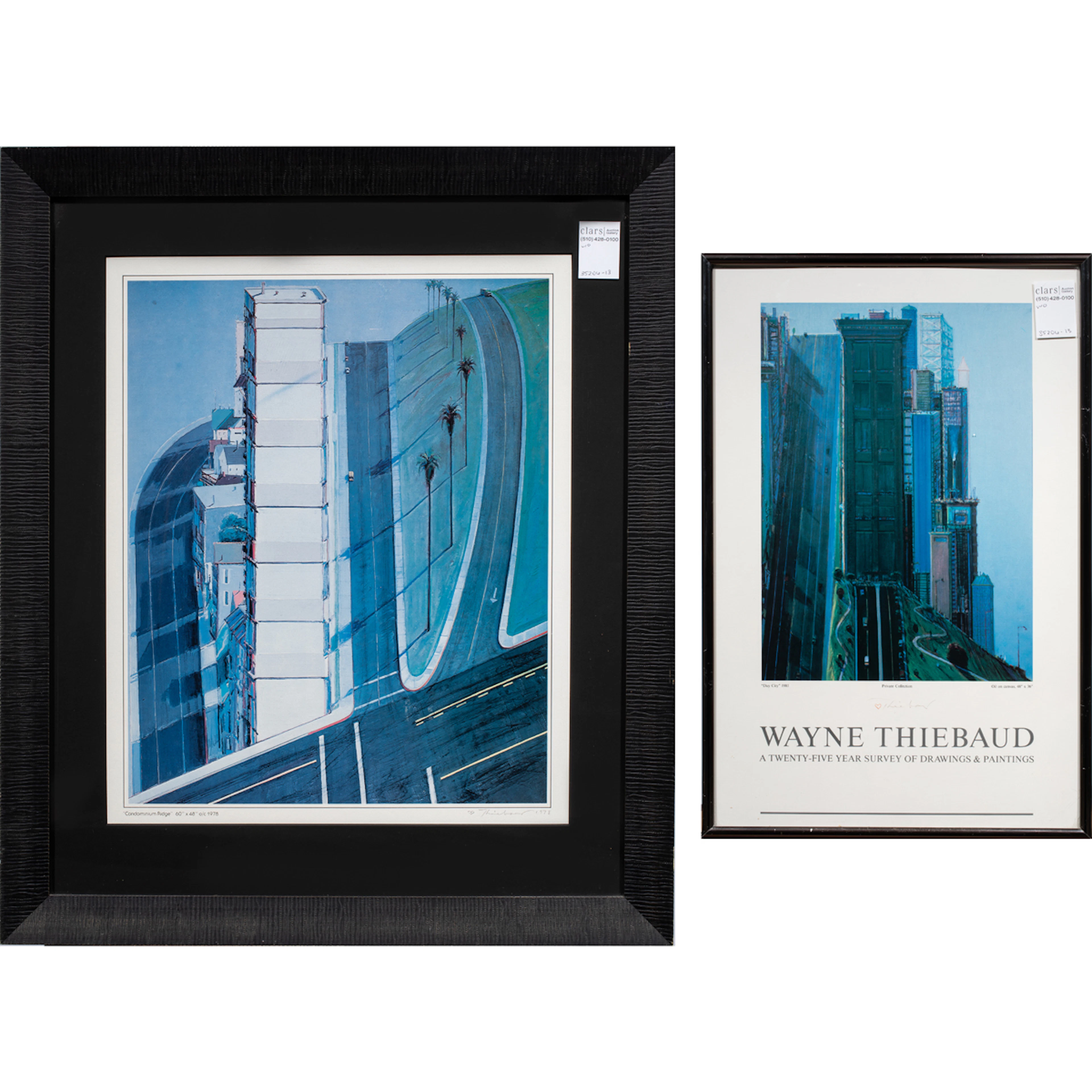 Signed Posters, Wayne Thiebaud