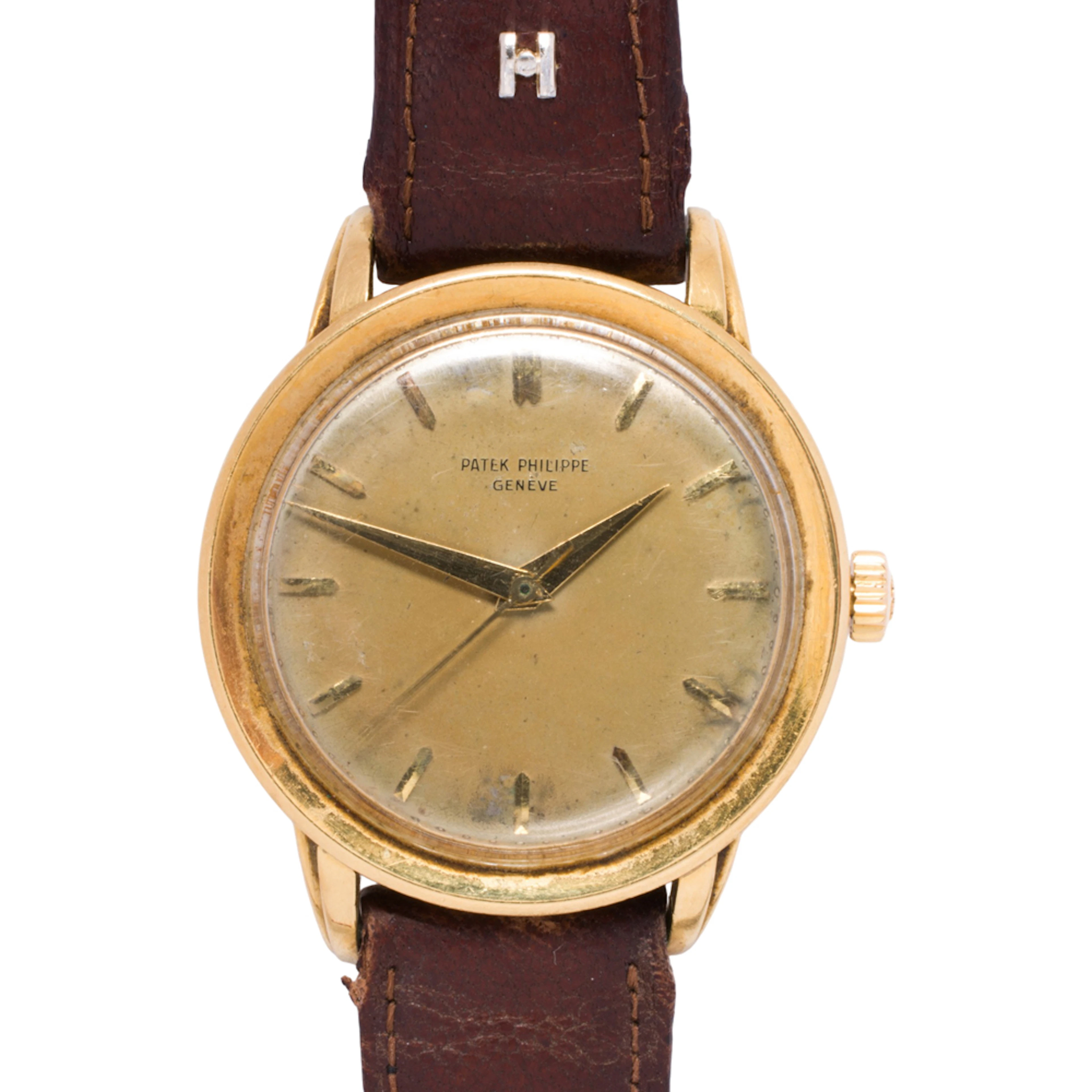 A 1950s Patek Philippe Calatrava 18k gold wristwatch