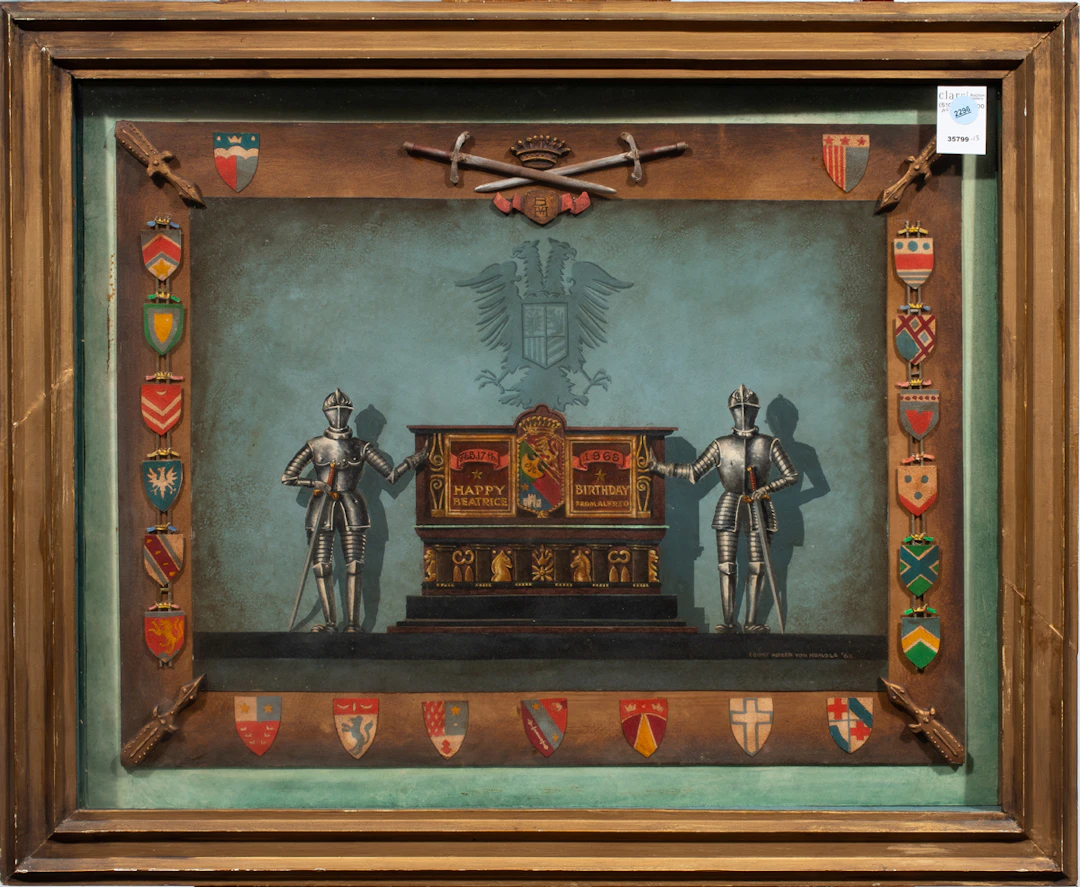 Mixed media, Count Alfred John Von Homola