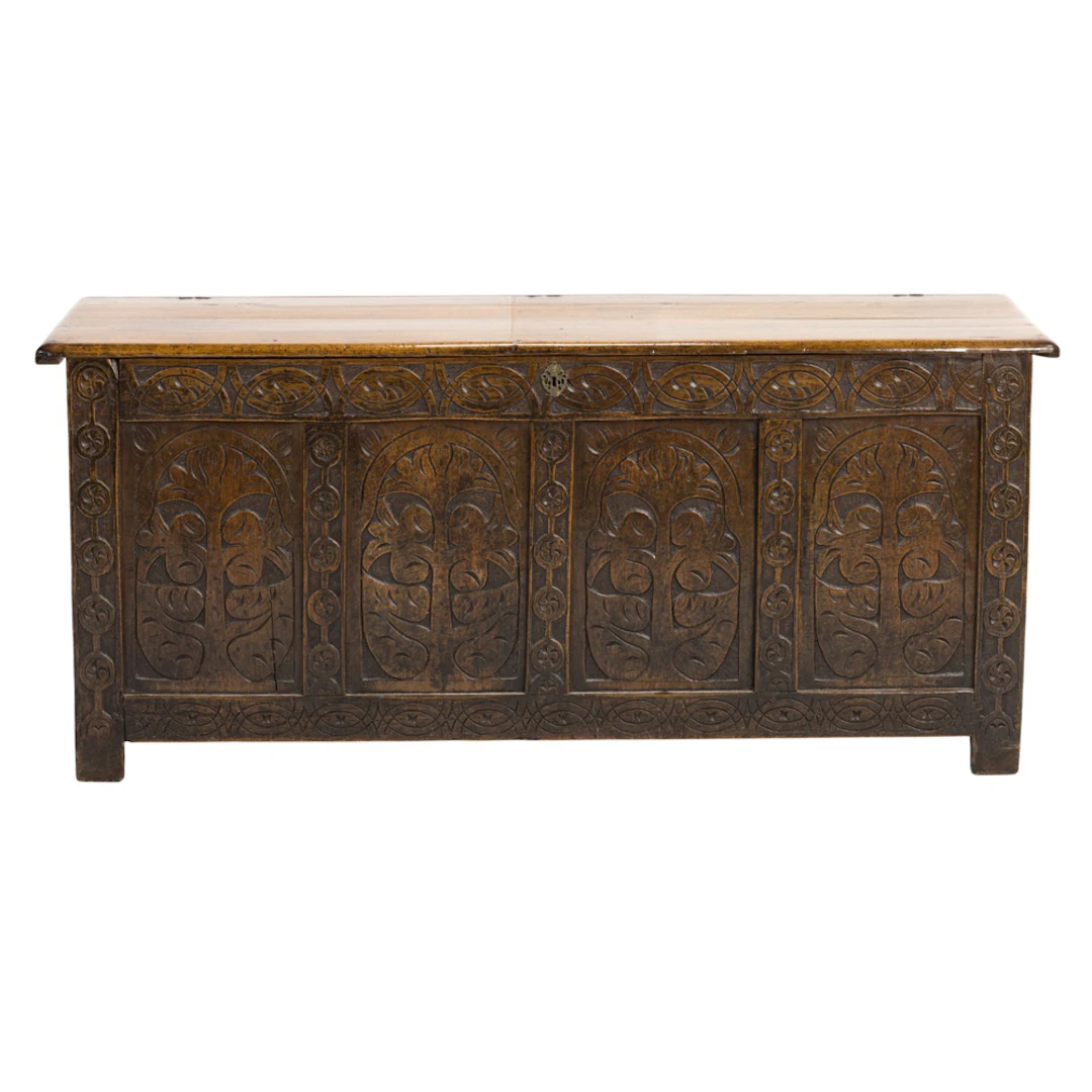 A Georgian coffer 18th century