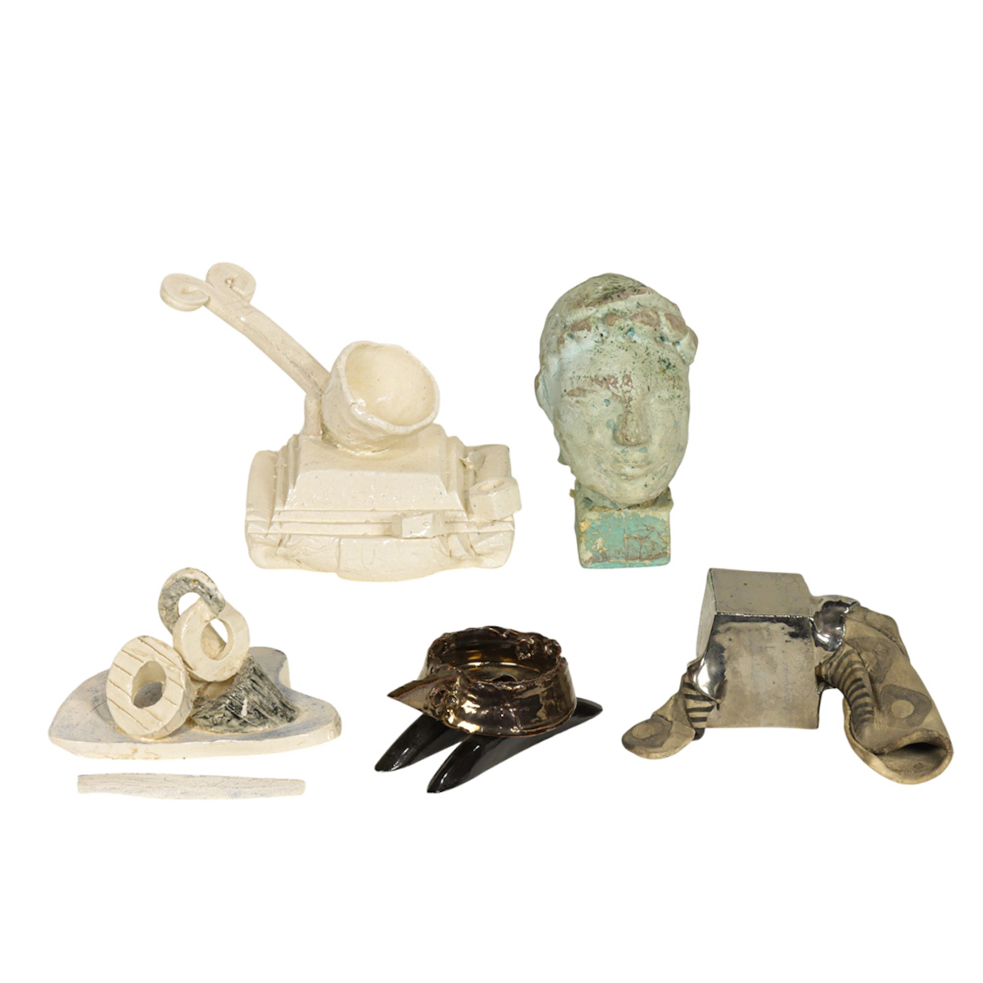 Ceramic Sculptures, American School (20th century)