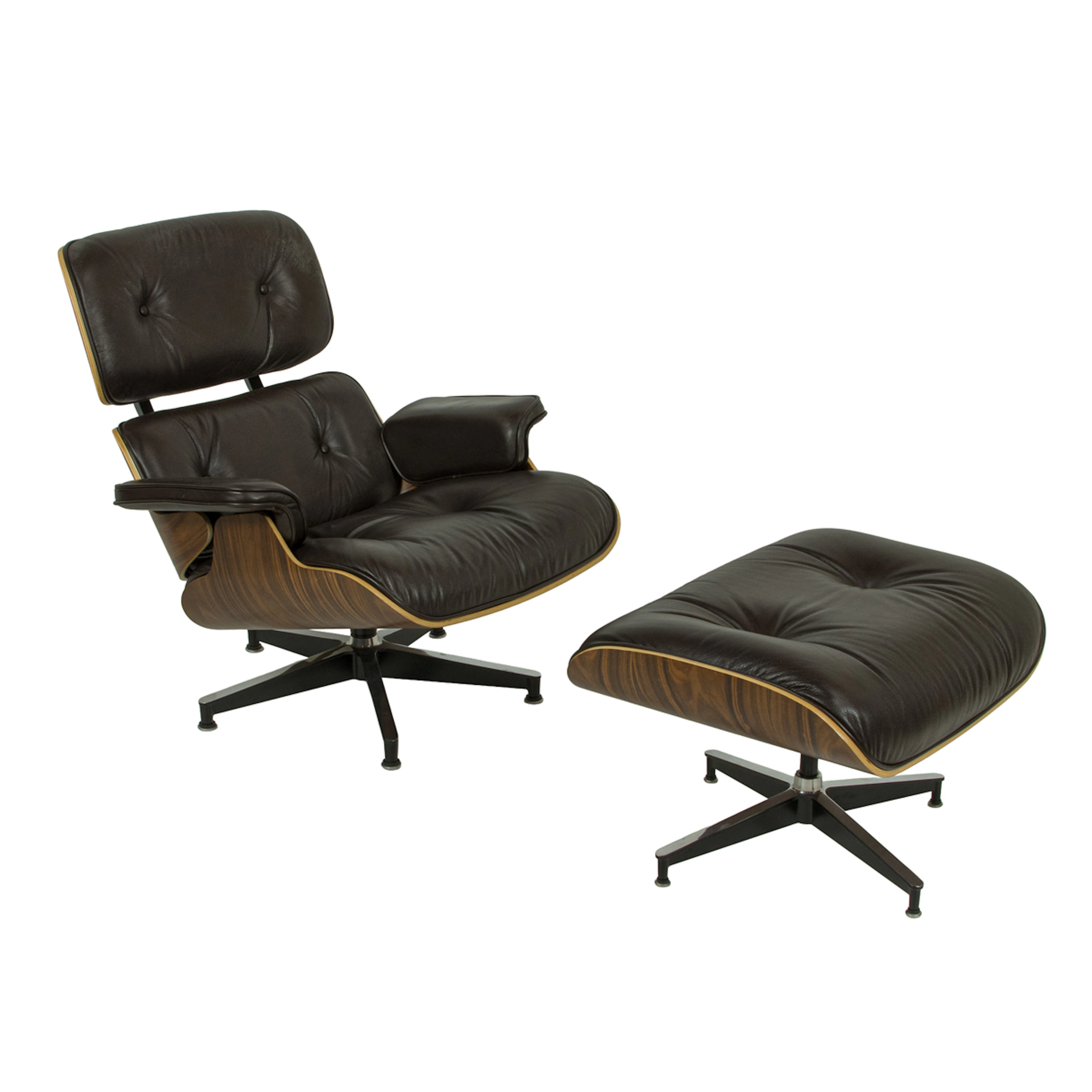 A Charles Eames (1907-1978) & Ray Eames (1912-1988) model 670 lounge