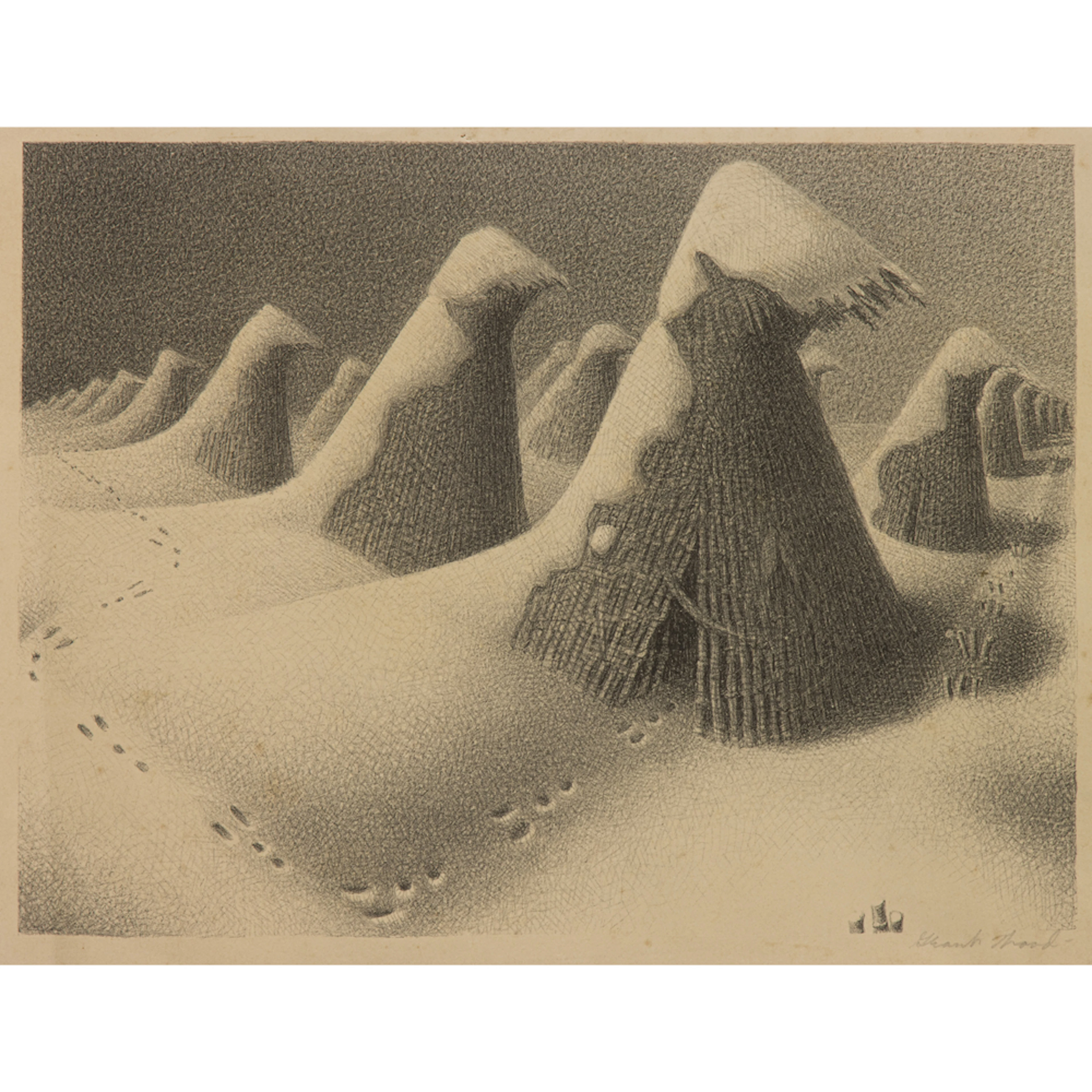 Print, Grant Wood