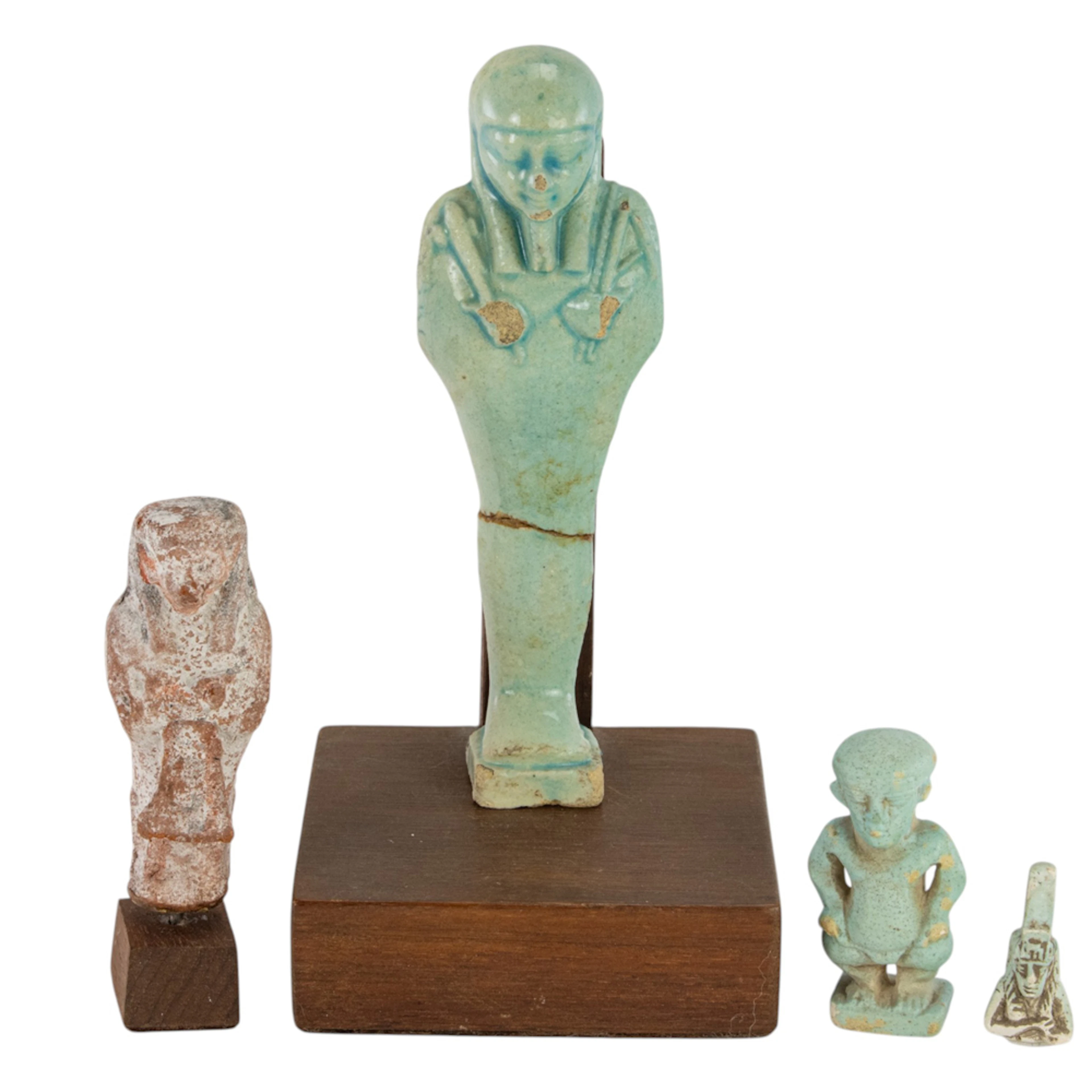 A group of three decorative Egyptian fragments