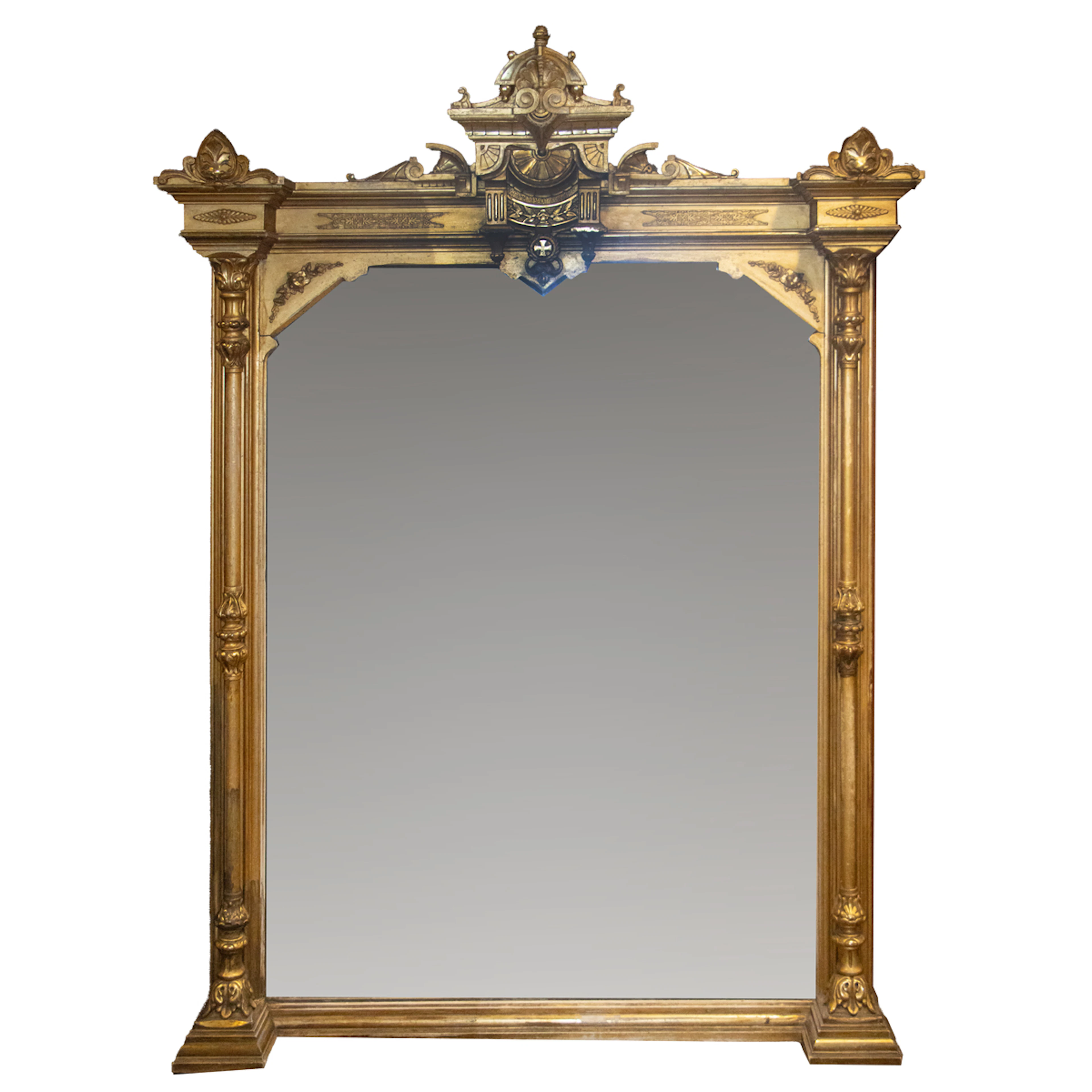 An American Renaissance Revival Victorian giltwood pier mirror circa 1860