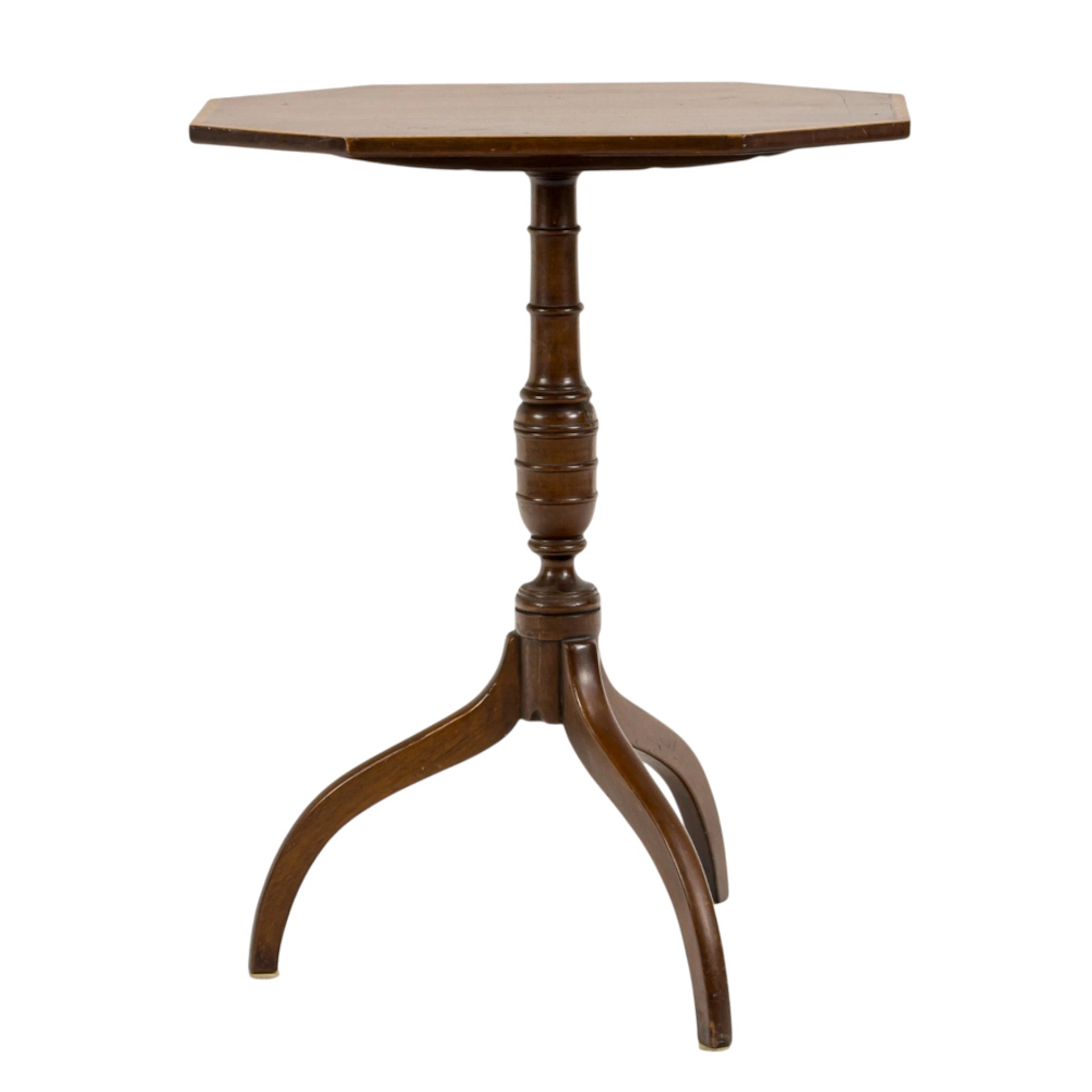 A Federal style tilt top table