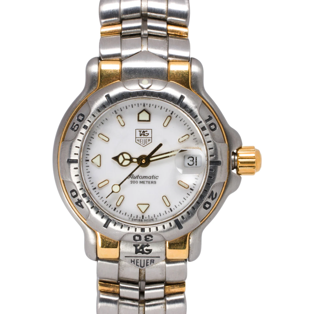 A Ladies Tag Heuer stainless steel watch