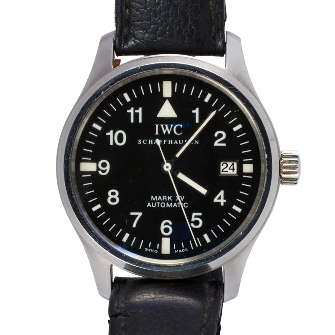An IWC Schaffhausen Mark XV stainless steel watch