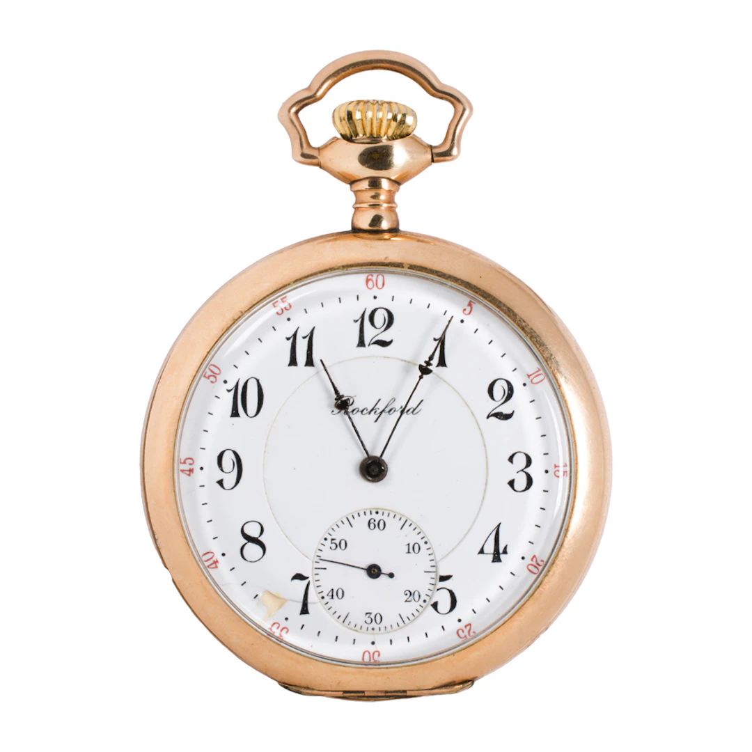 A Rockford gold-filled pocket watch, c. 1883
