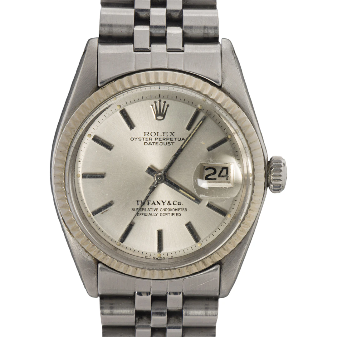 A 1974 Rolex Oyster Perpetual Datejust for Tiffany & Co. stainless steel watch