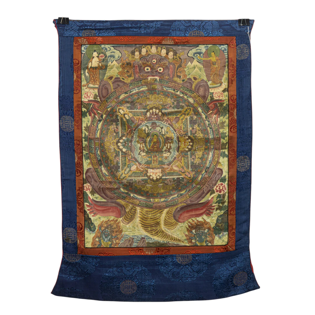 A Tibetan thangka mandala