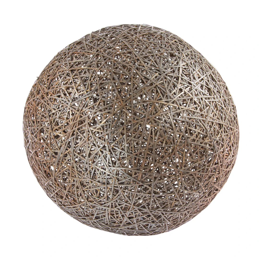 An Industrial metal wirework sphere