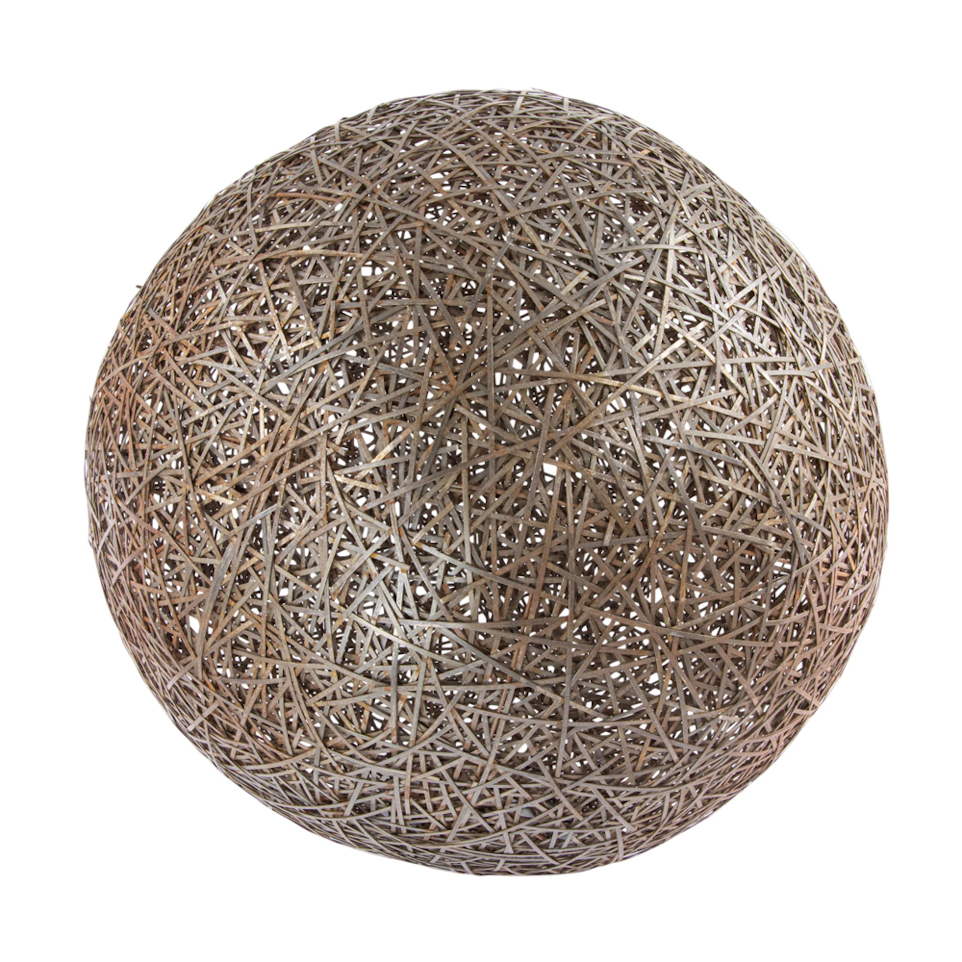 An Industrial metal wirework sphere