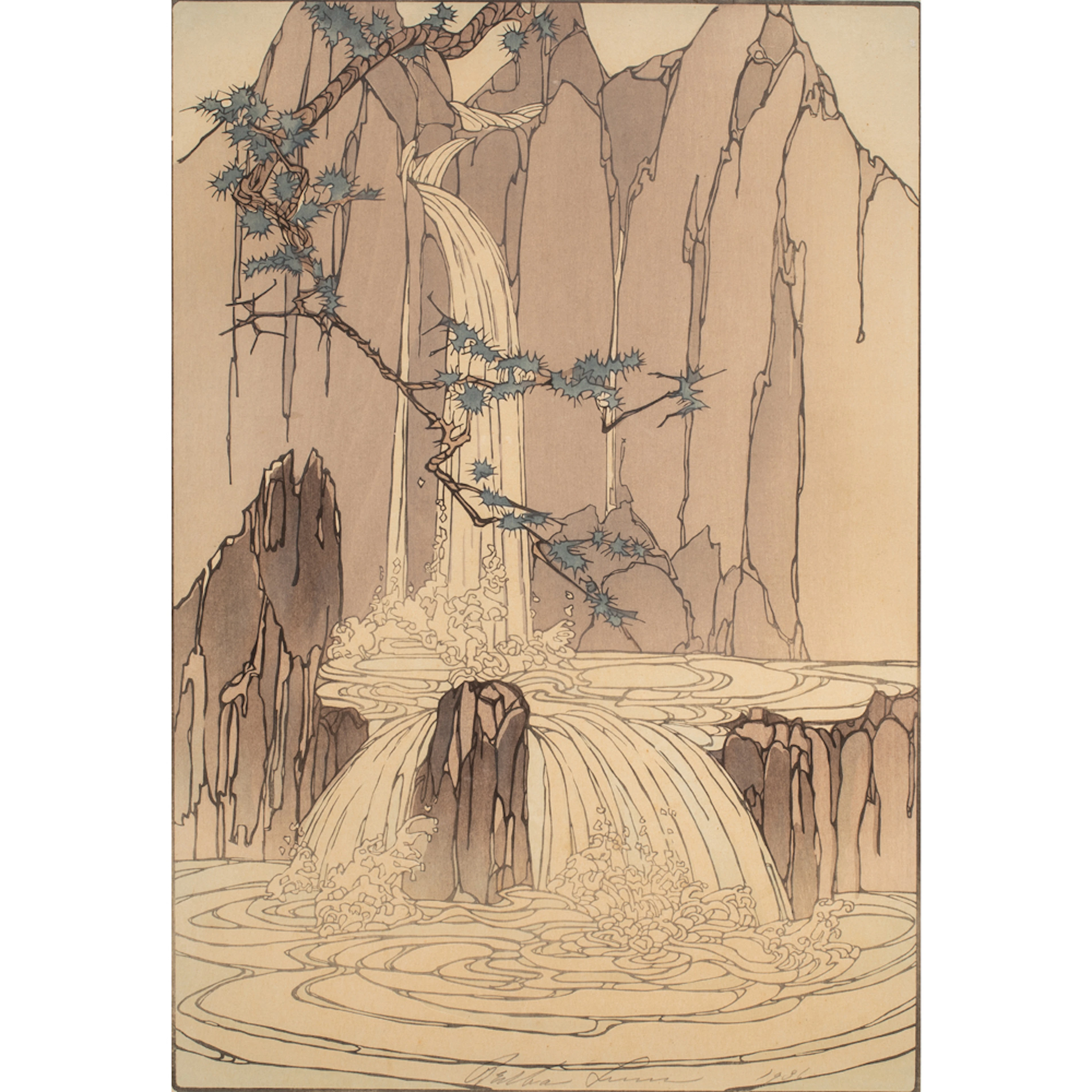 Print, Bertha Lum