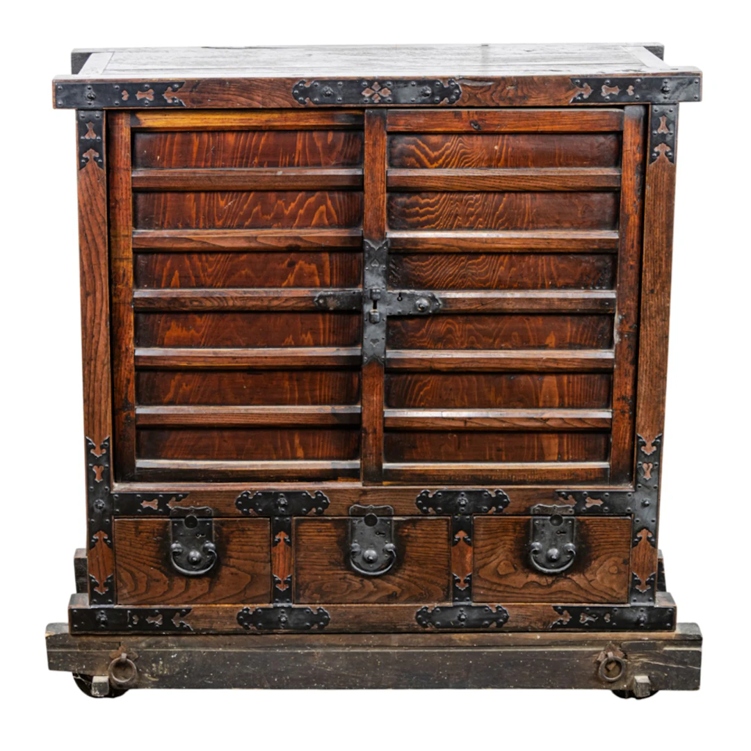 A Japanese kuruma tansu
