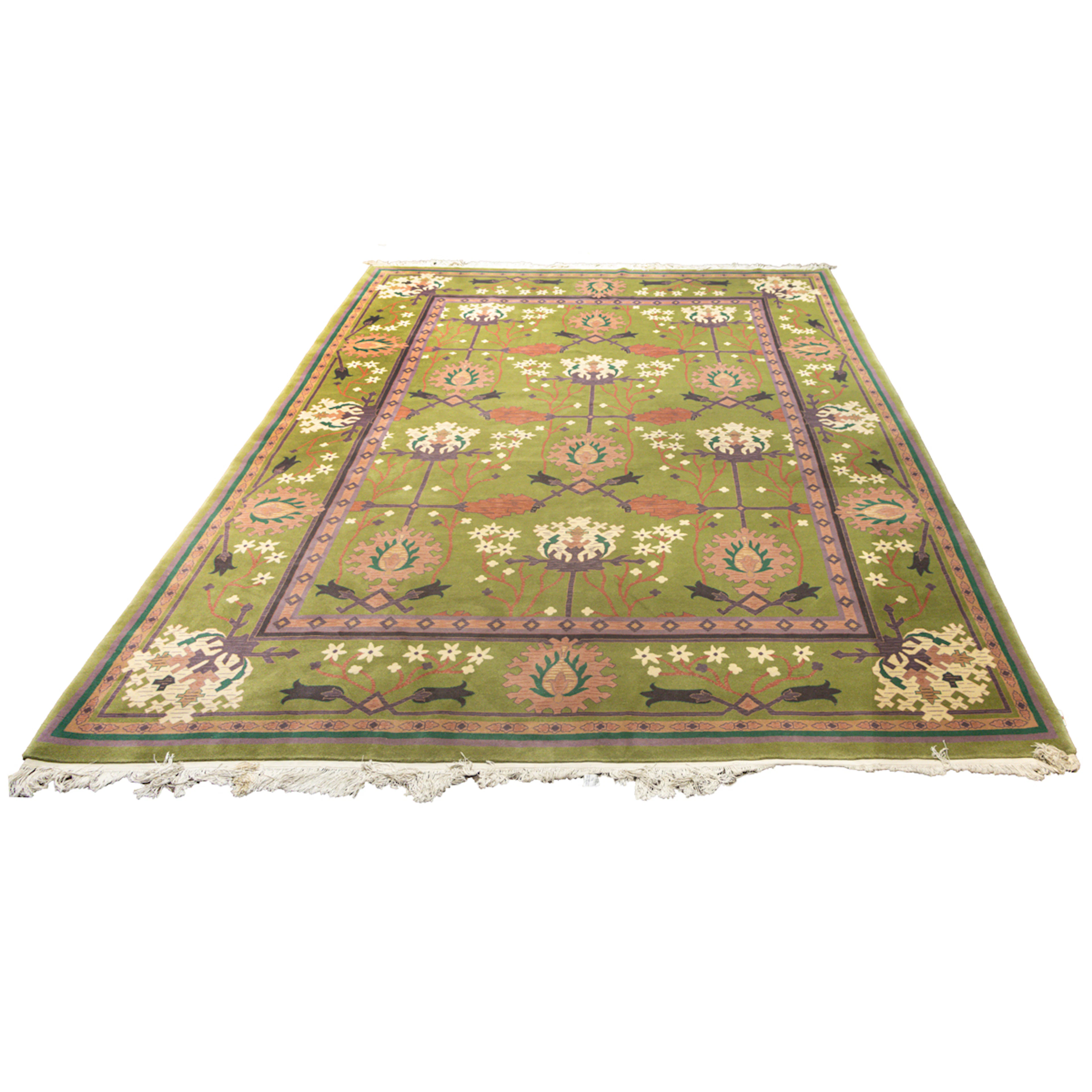 A fine Chinese Serapi style wool carpet