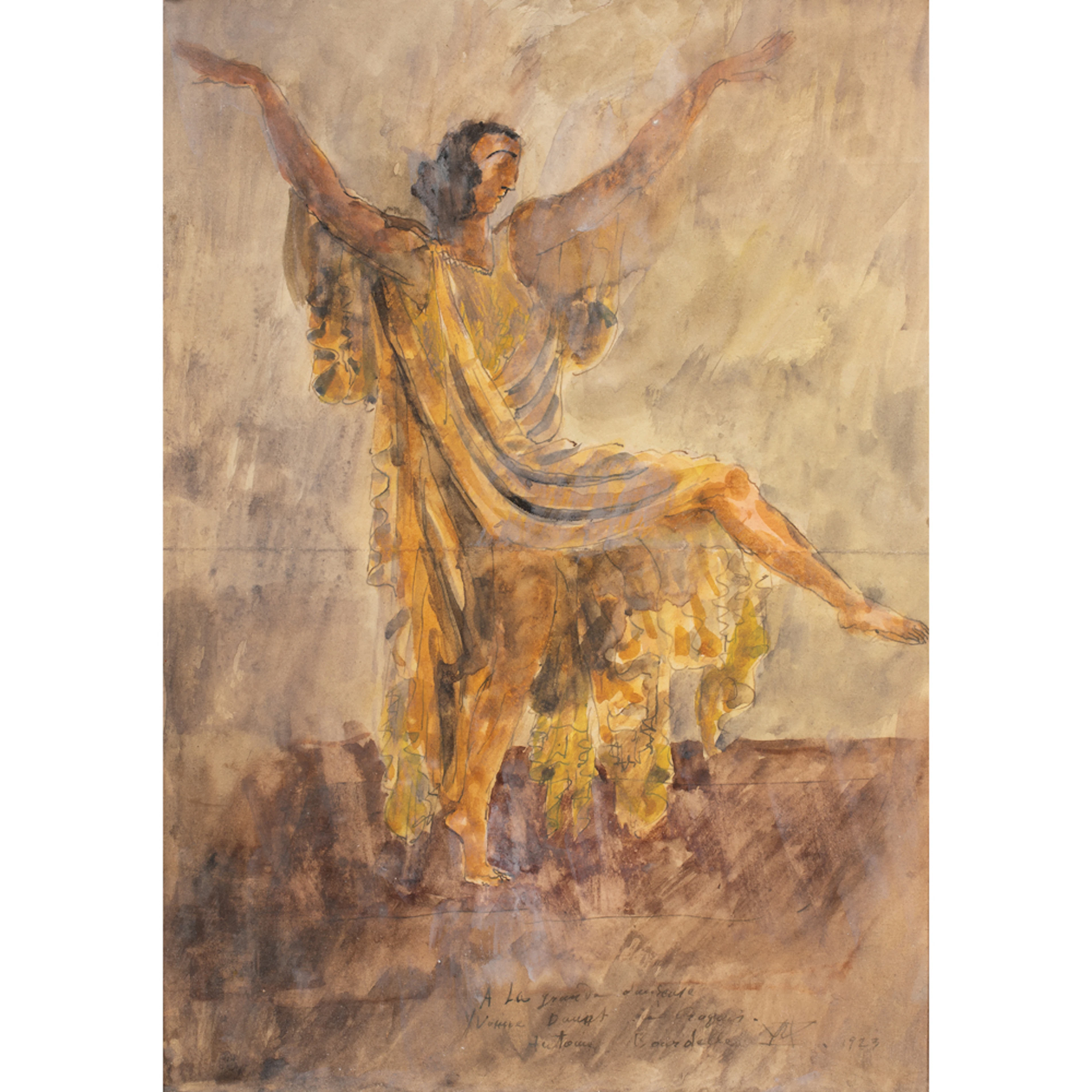 Watercolor, Emile Antoine Bourdelle