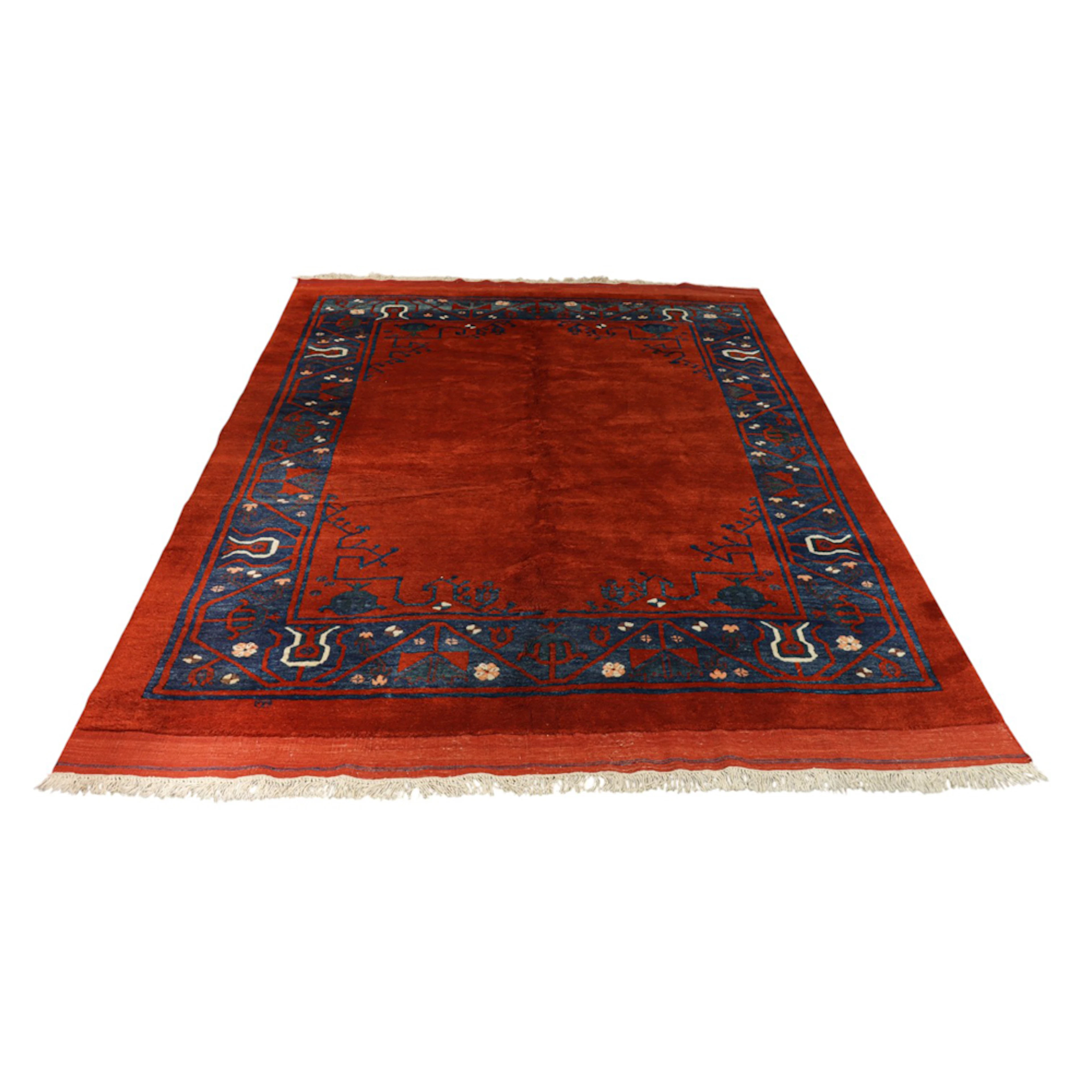 A Persian Gabbeh carpet
