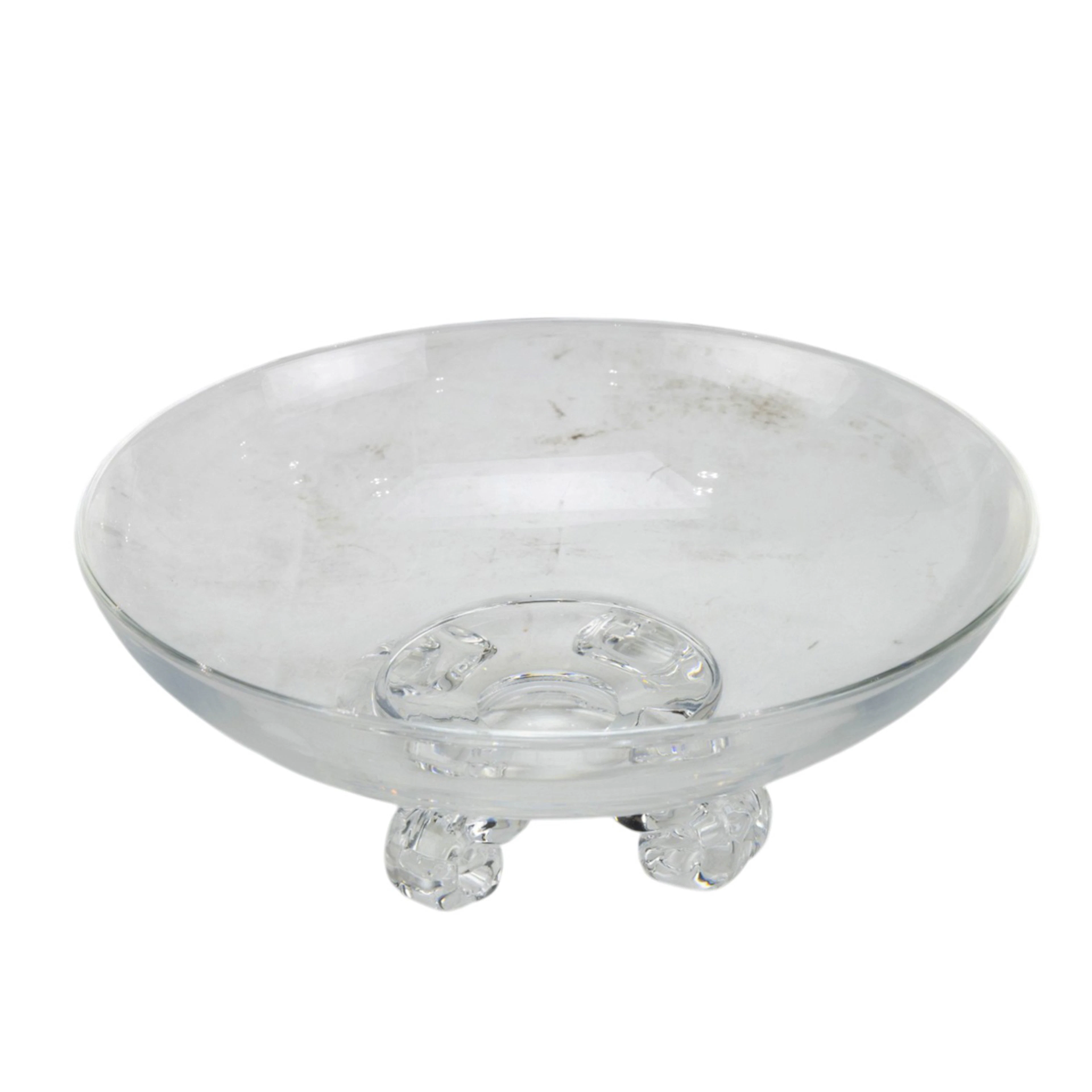 A Steuben glass low bowl