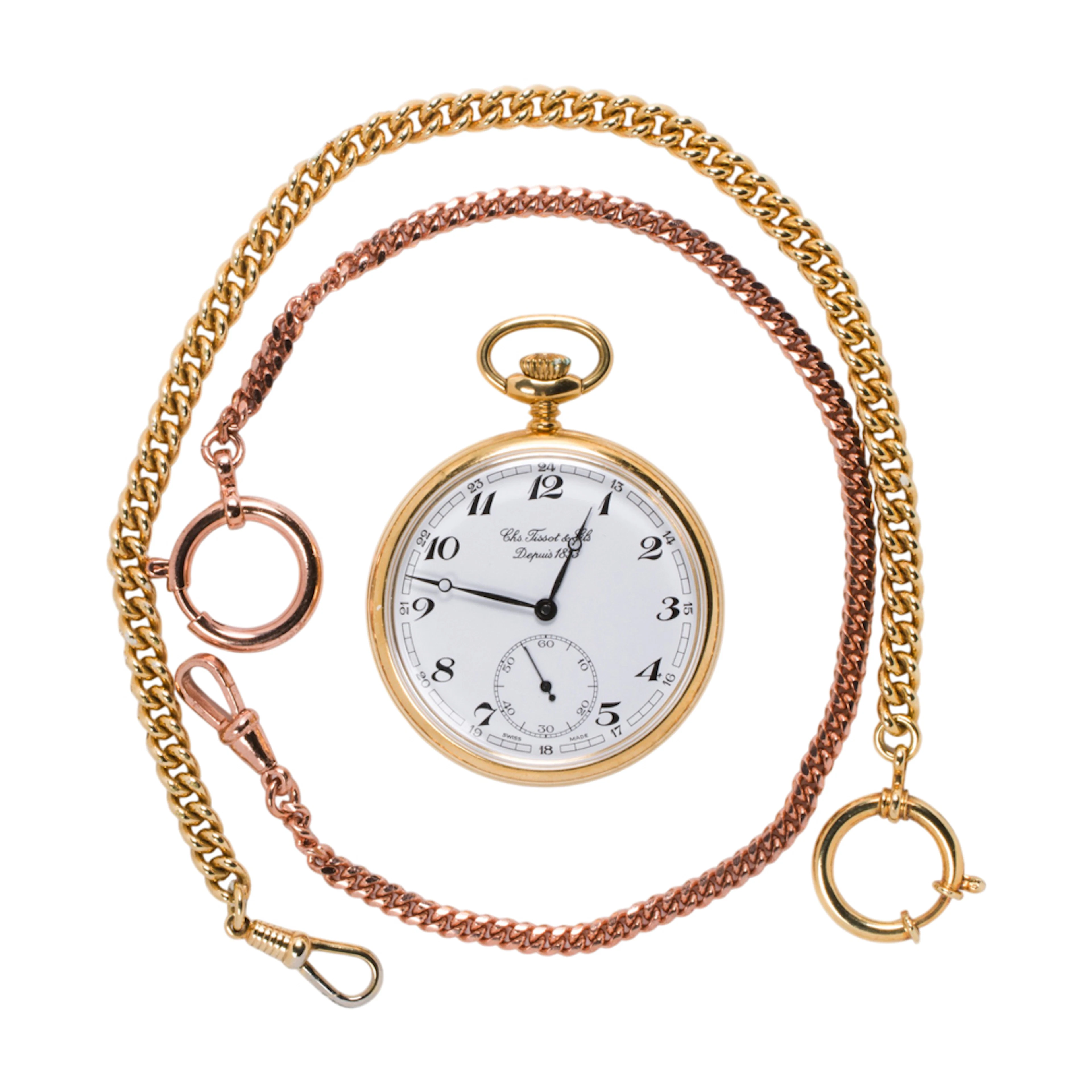 A Tissot pocket watch