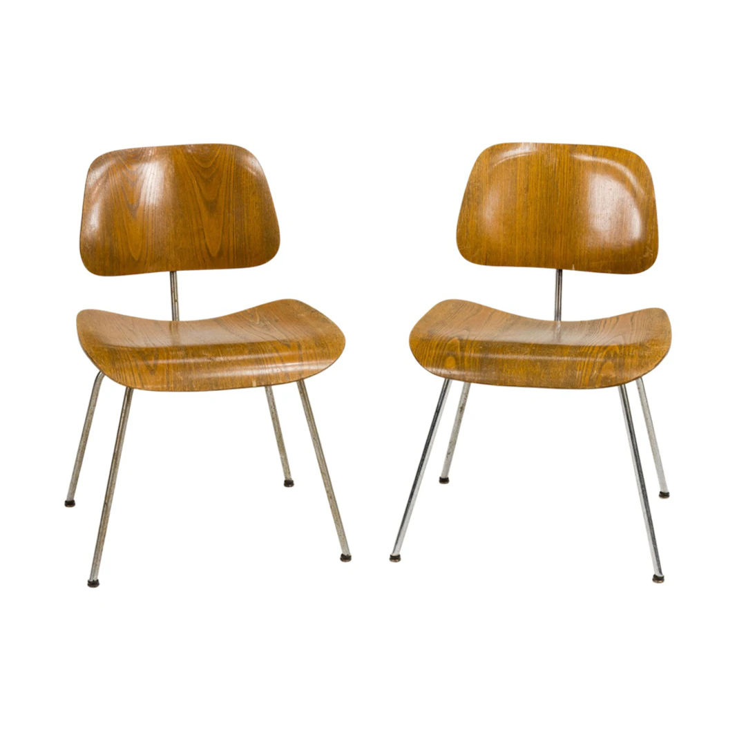 Two Eames LCM chairs