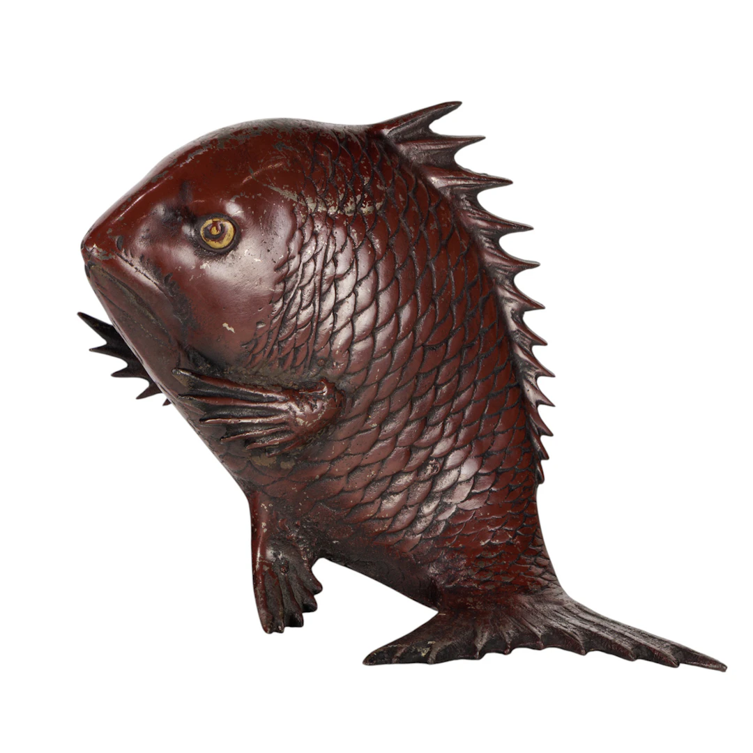 A Japanese bronze fish