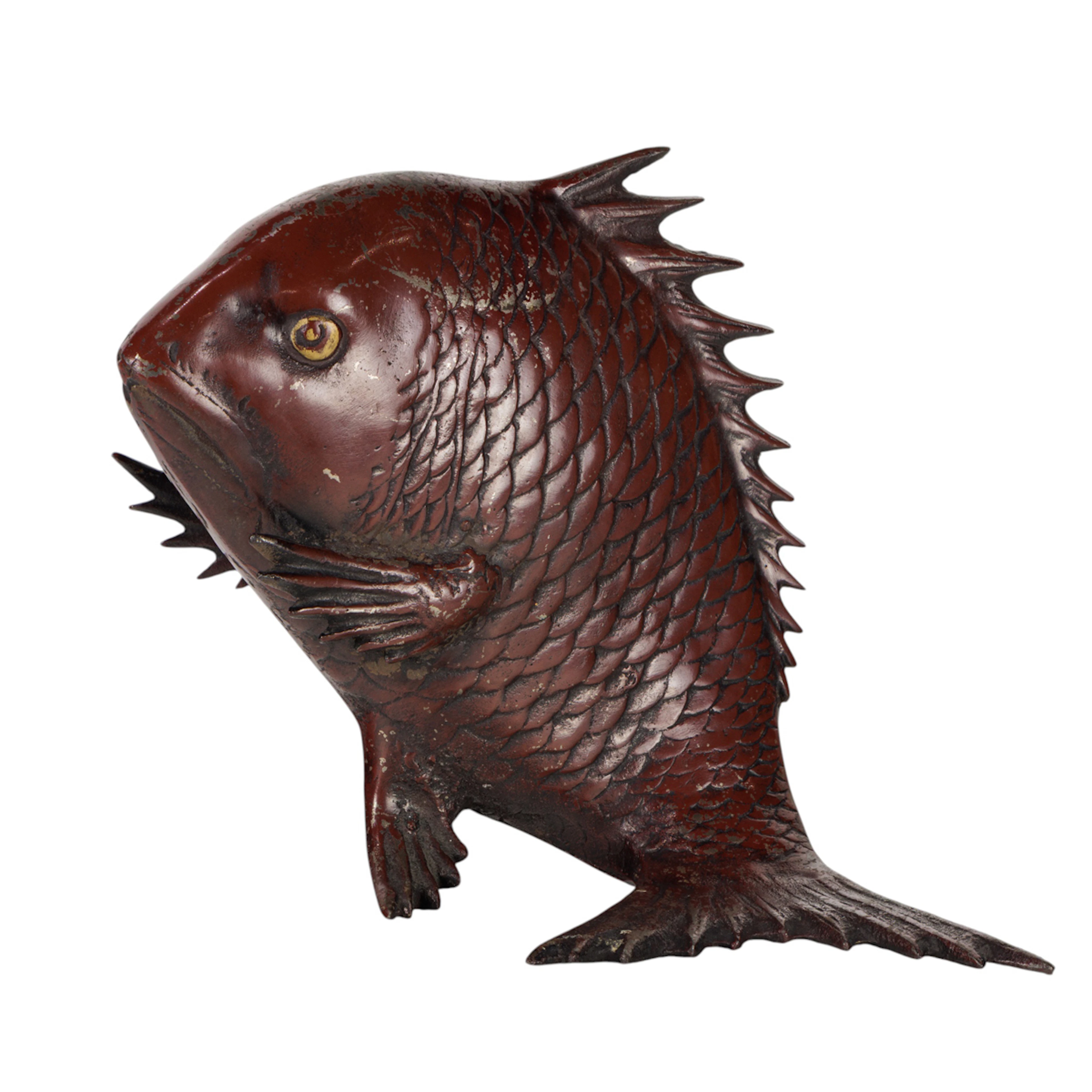 A Japanese bronze fish