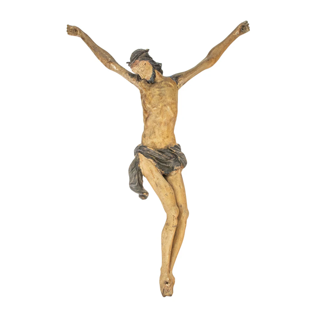 A Continental polychrome figure of the Corpus Christi
