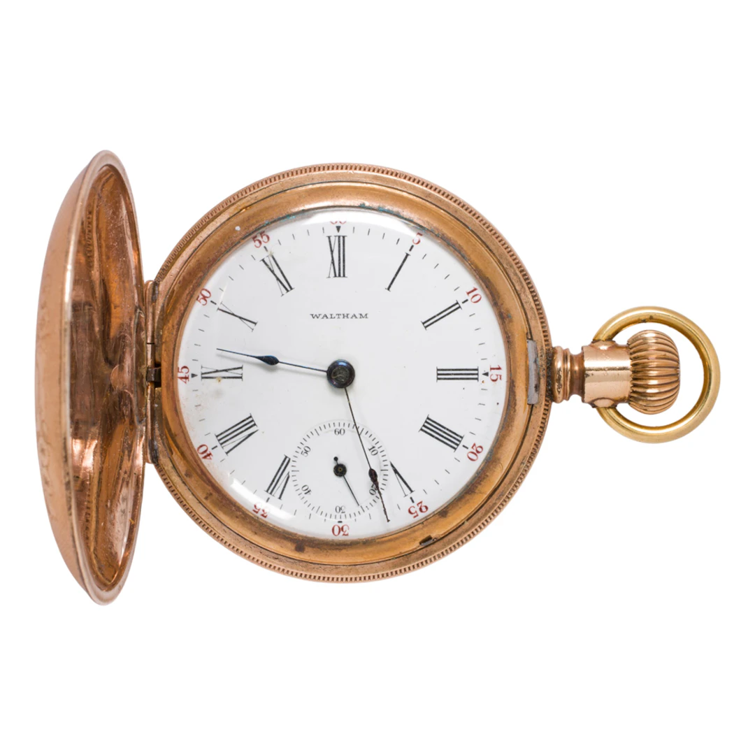 A Waltham gold-filled pocket watch