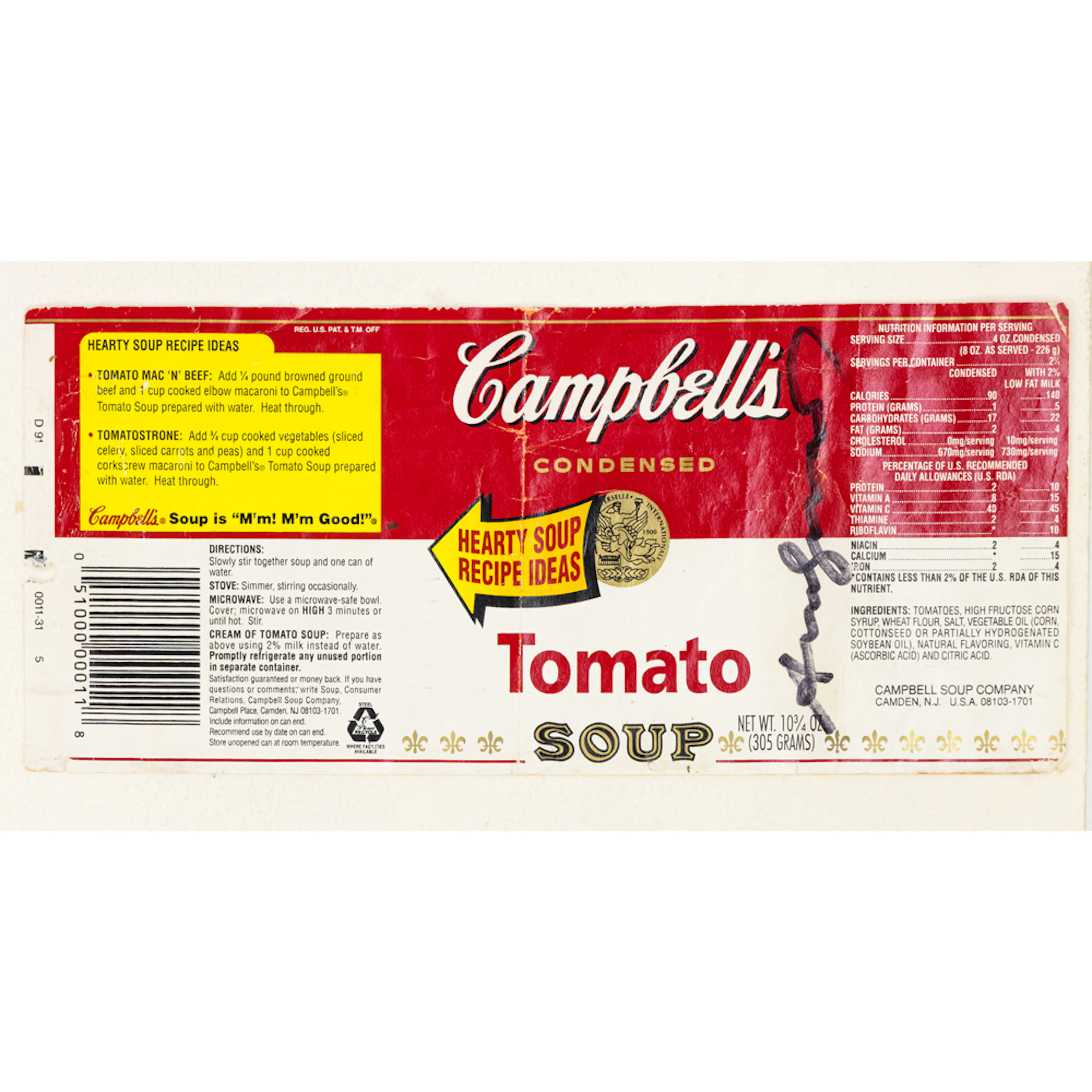 Label, Andy Warhol