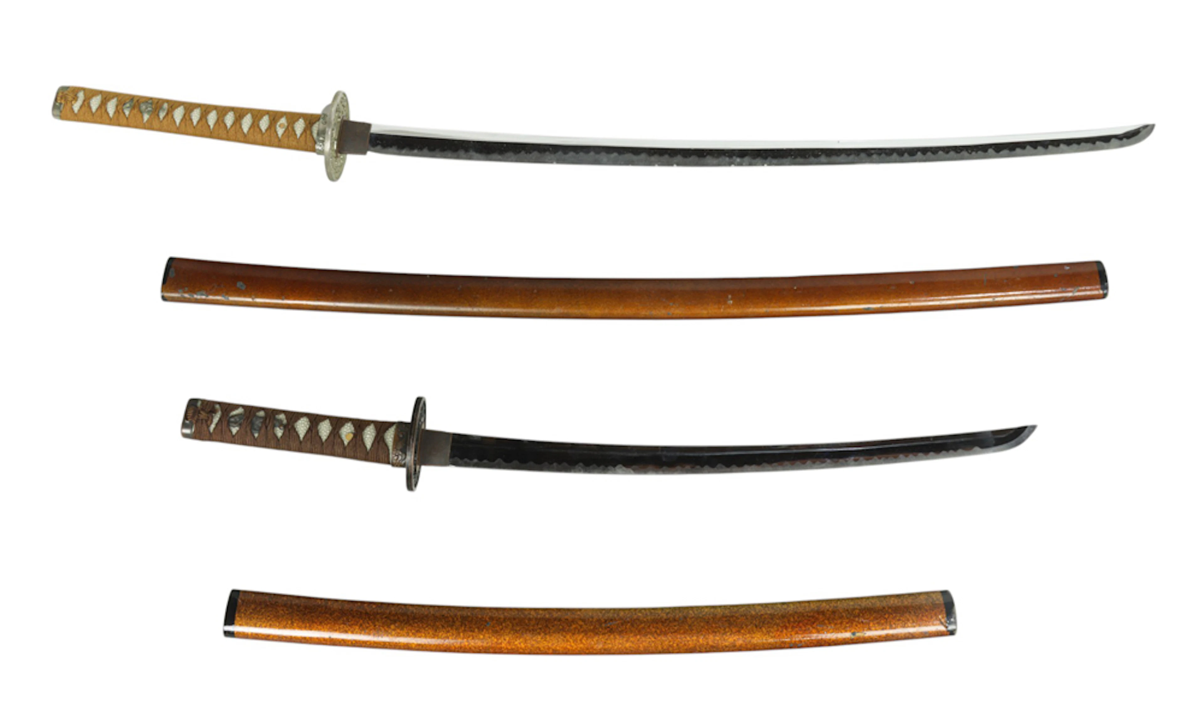 (lot of 2) Japanese style swords
