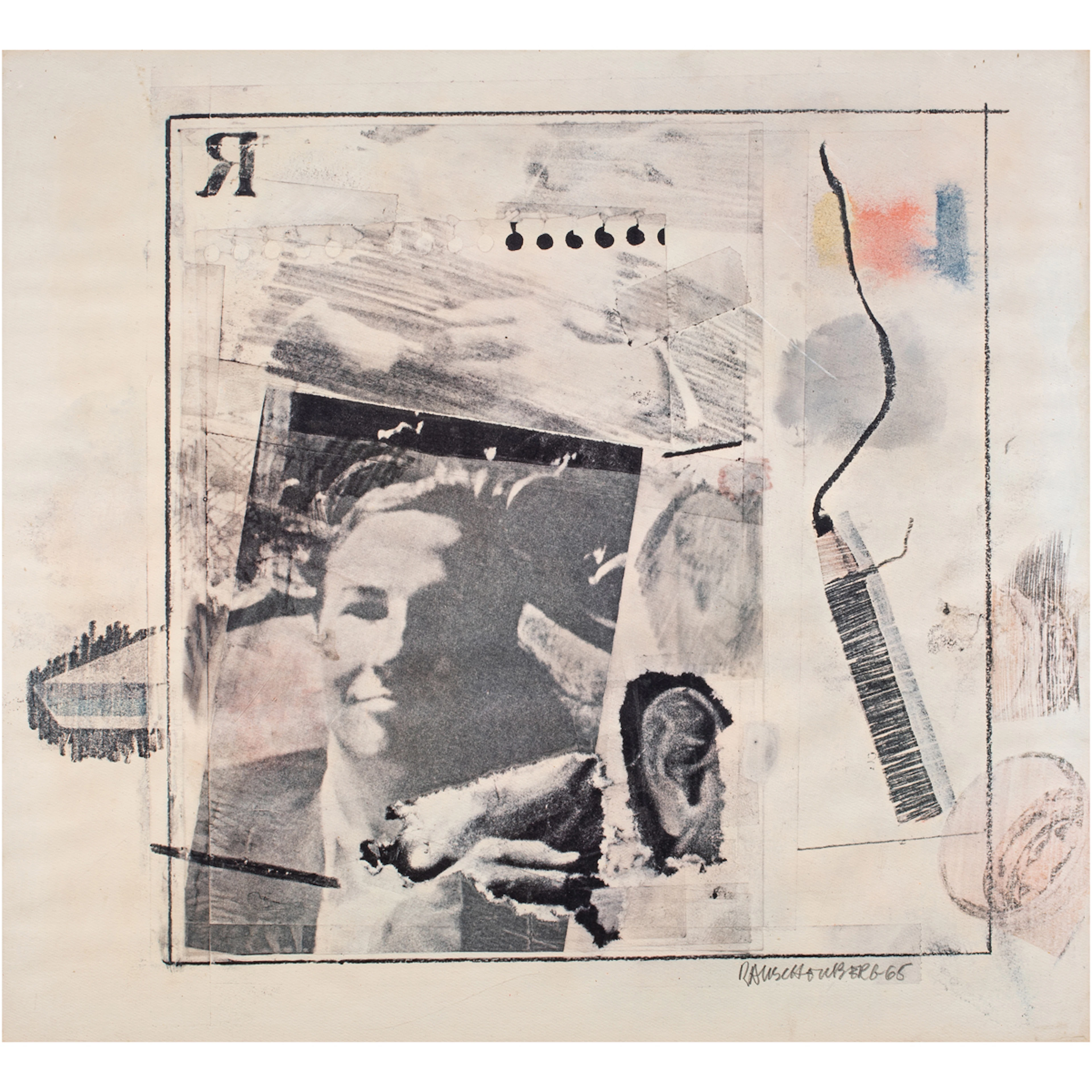Print, Robert Rauschenberg