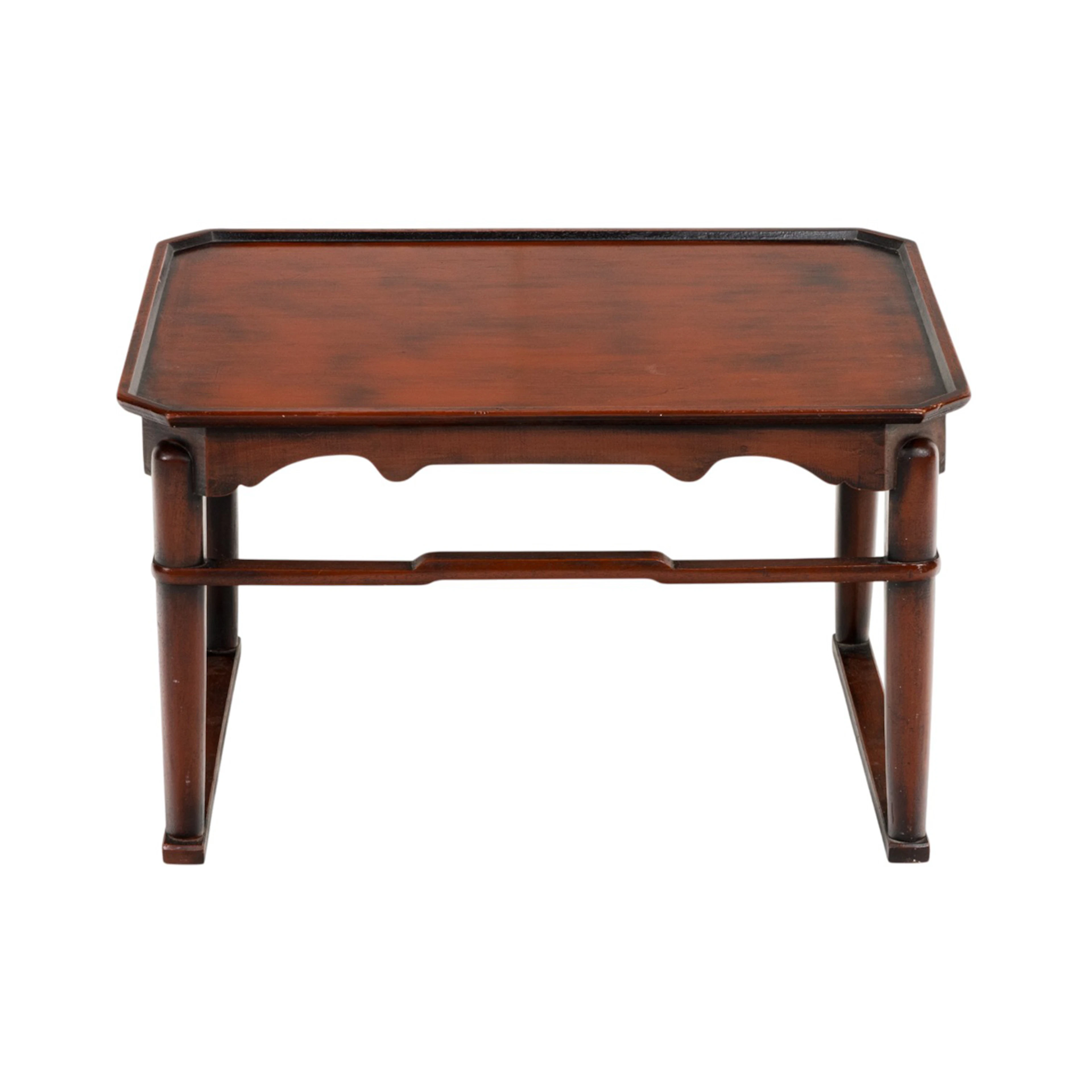 A Japanese low side table, 16"h x 27"w x 21