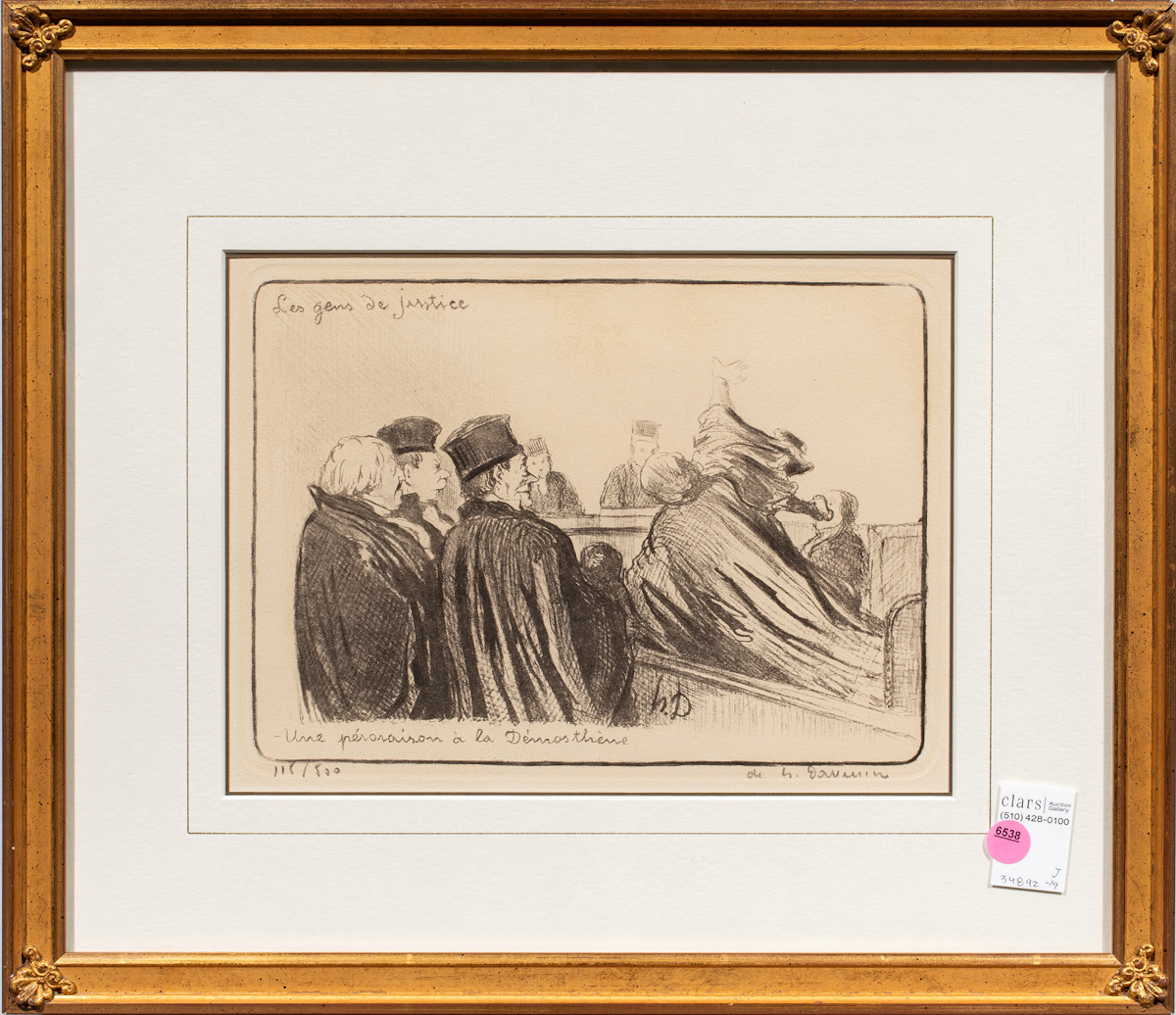 Print, After Honore Daumier