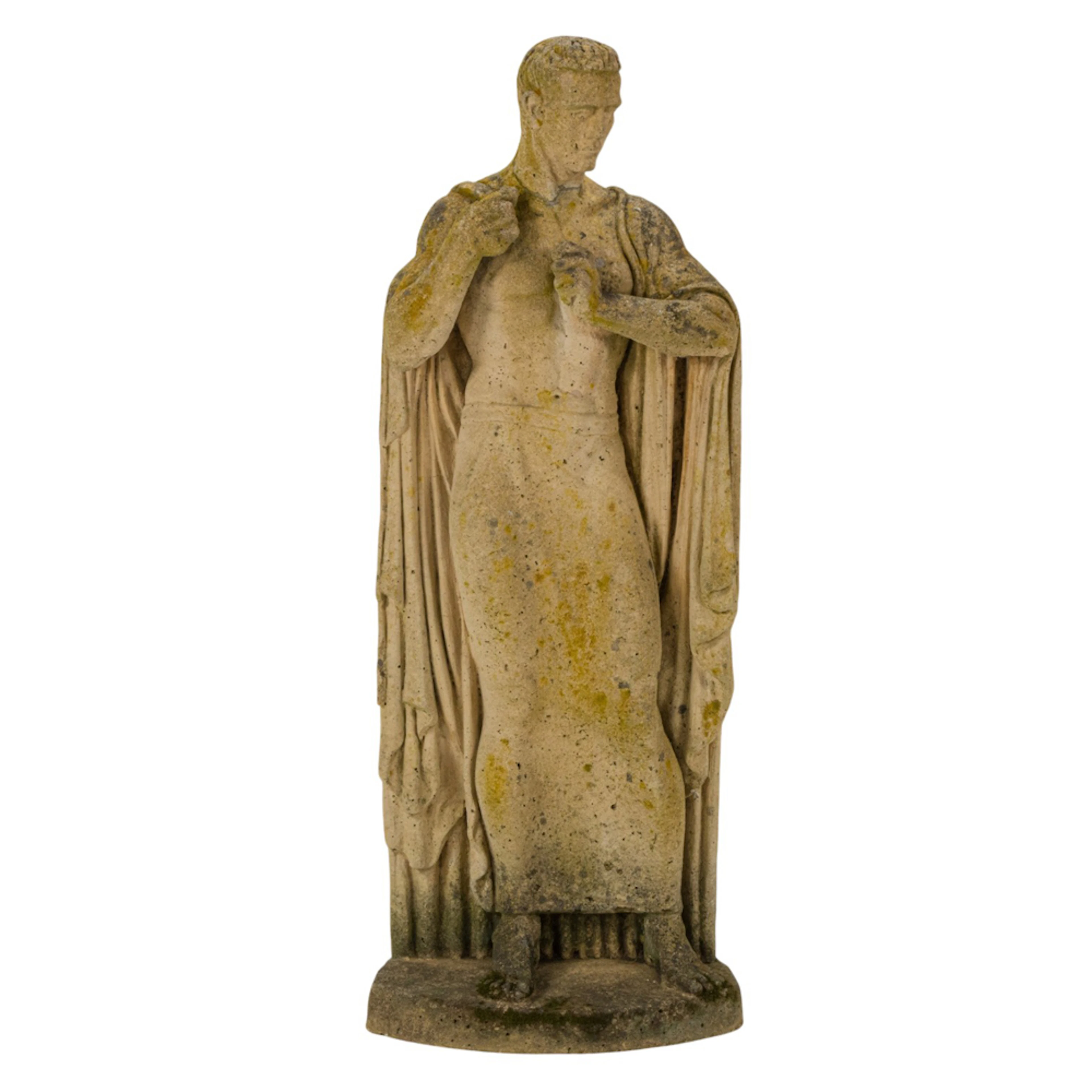 A Joseph Minutoli cast stone sculpture maquette for the top frieze