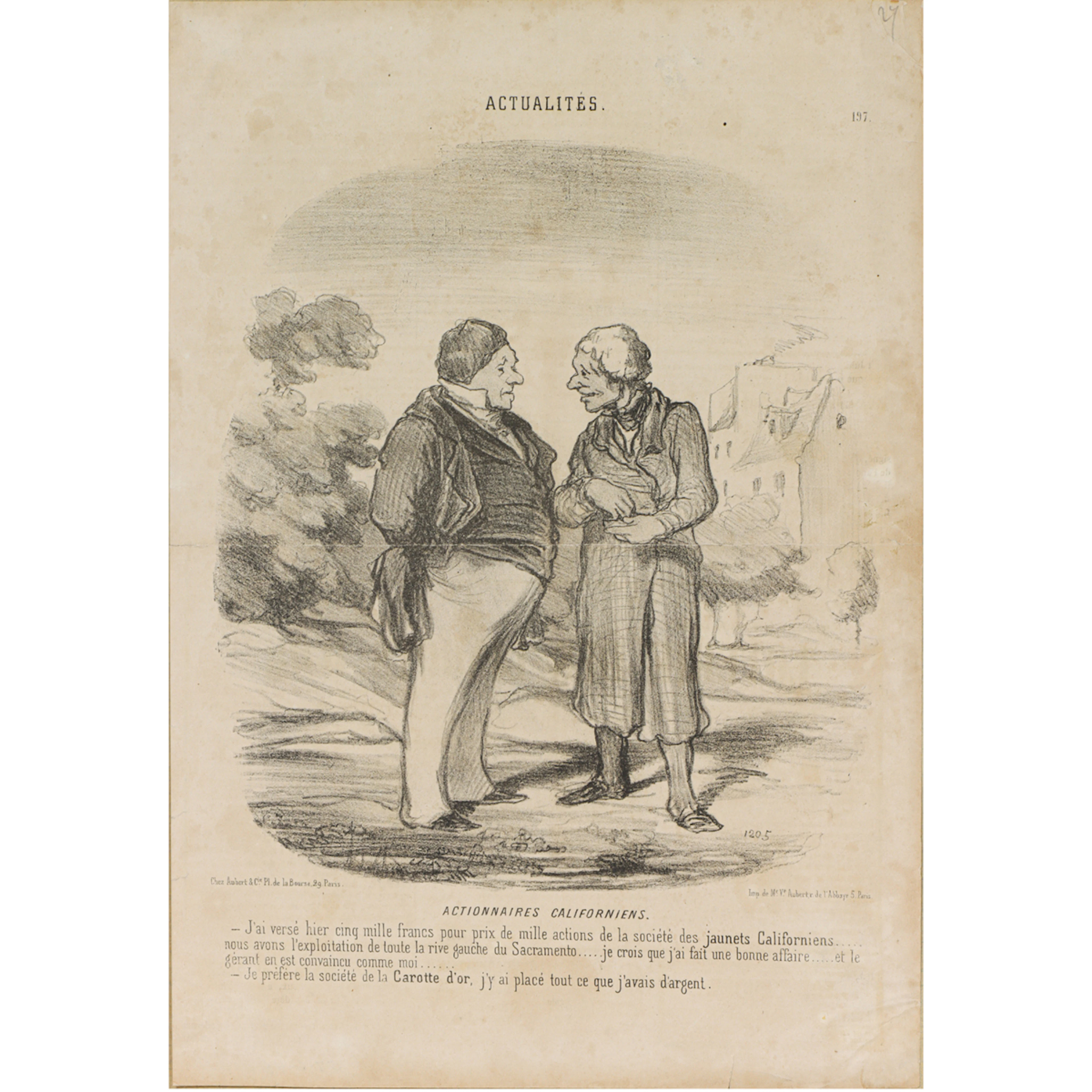 Print, Honore Daumier