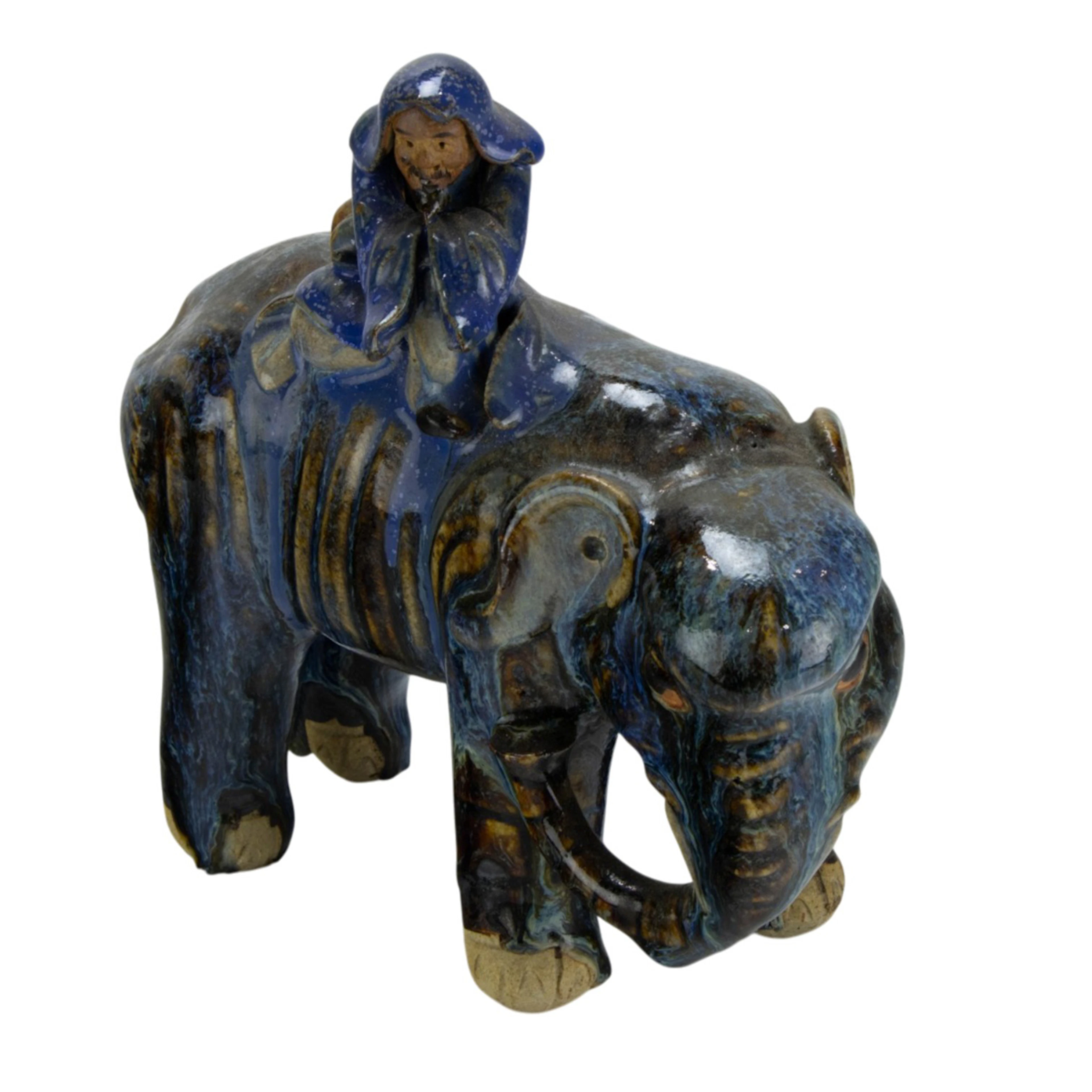 A Chinese Shiwan figure of a luohan