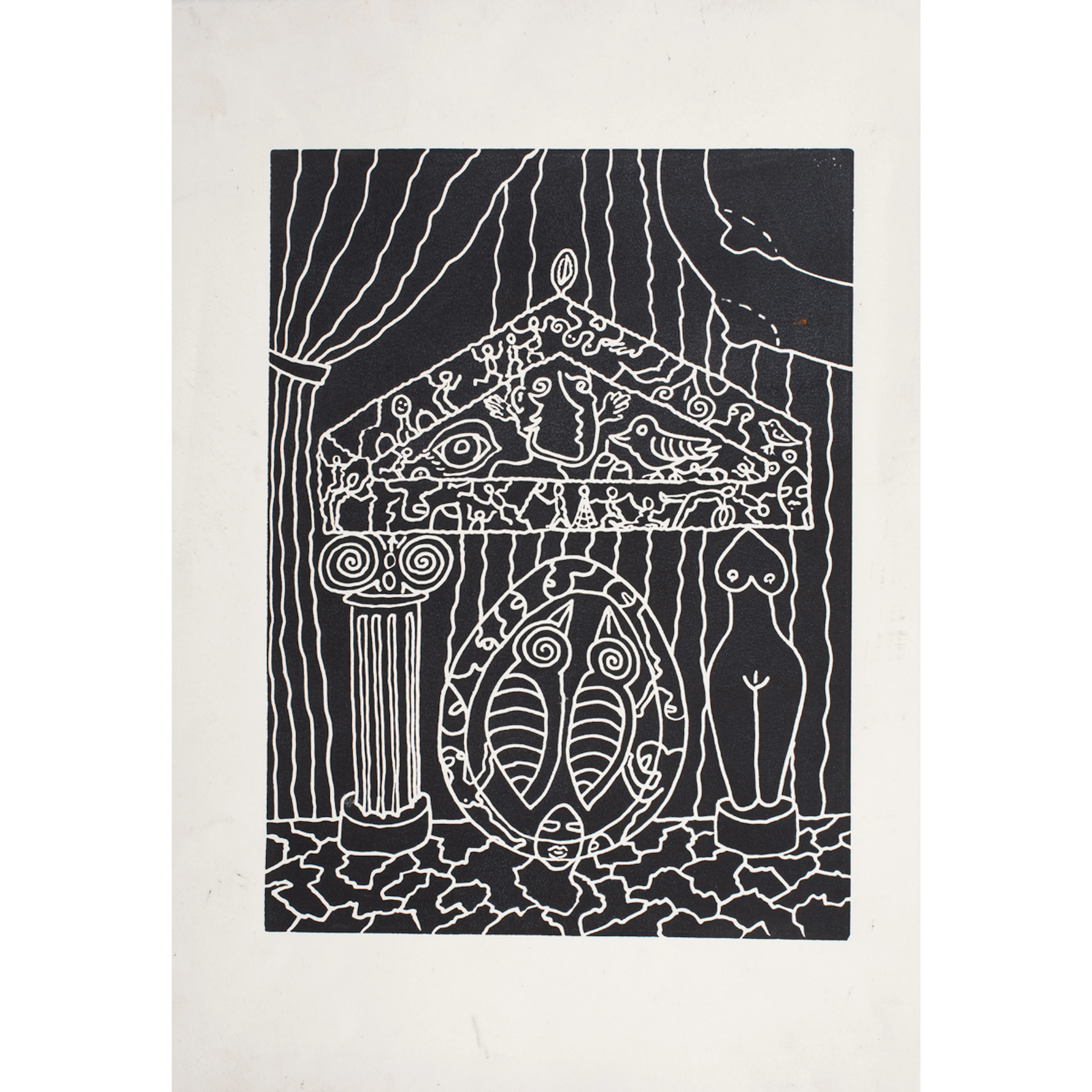 Print, American School (20th century)