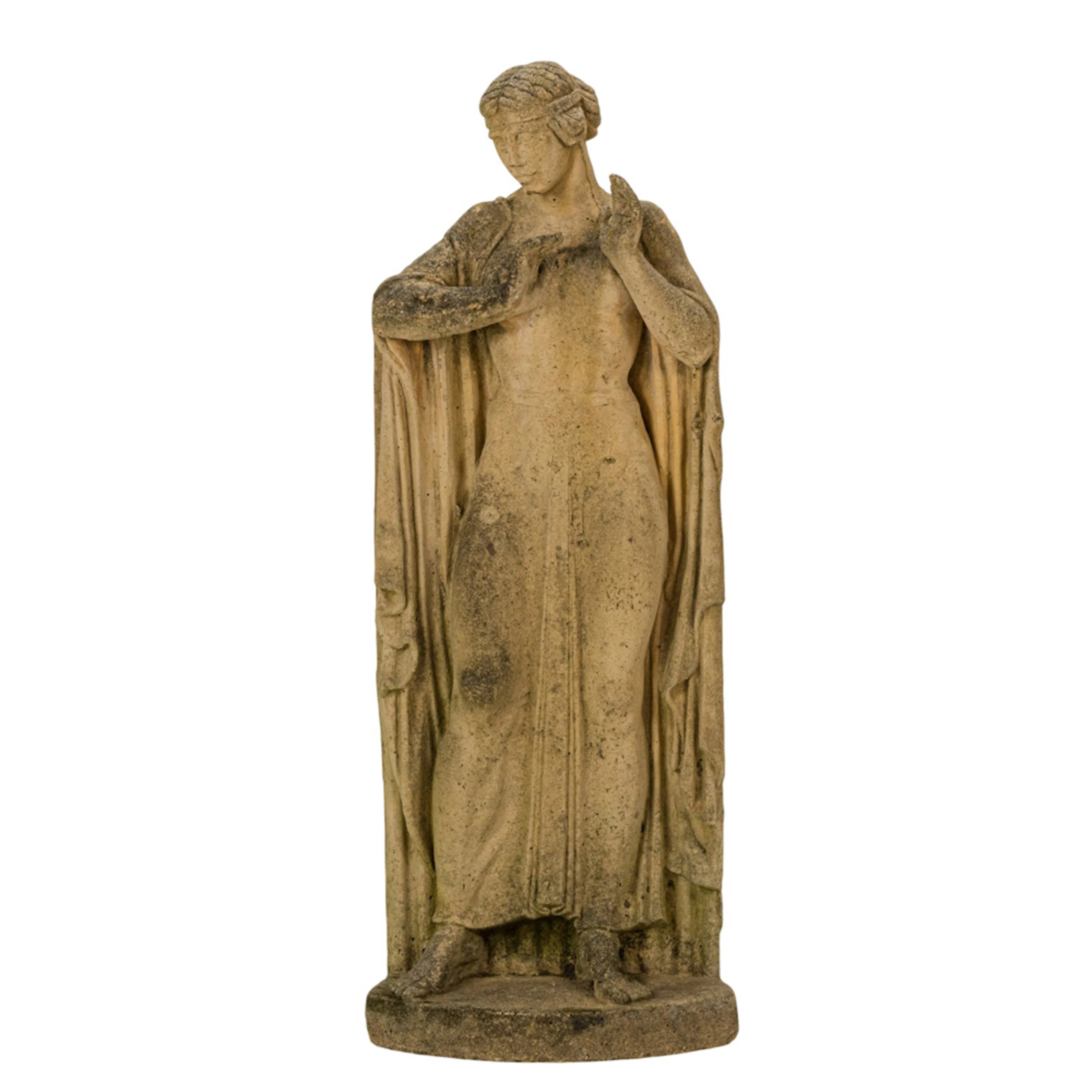 A Joseph Minutoli cast stone sculpture maquette for the top frieze