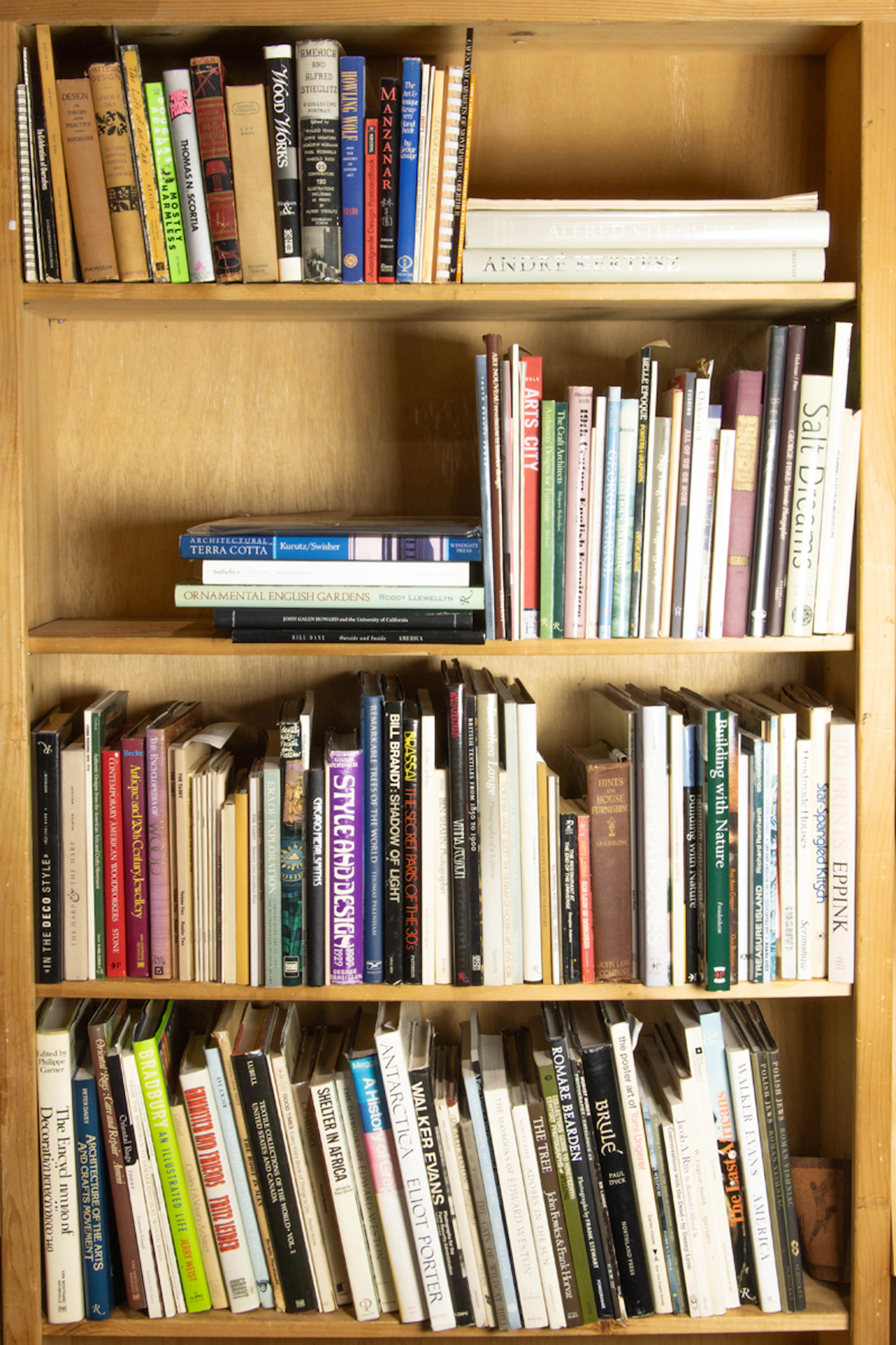 An assembled group of books mainly on Western history and culture
