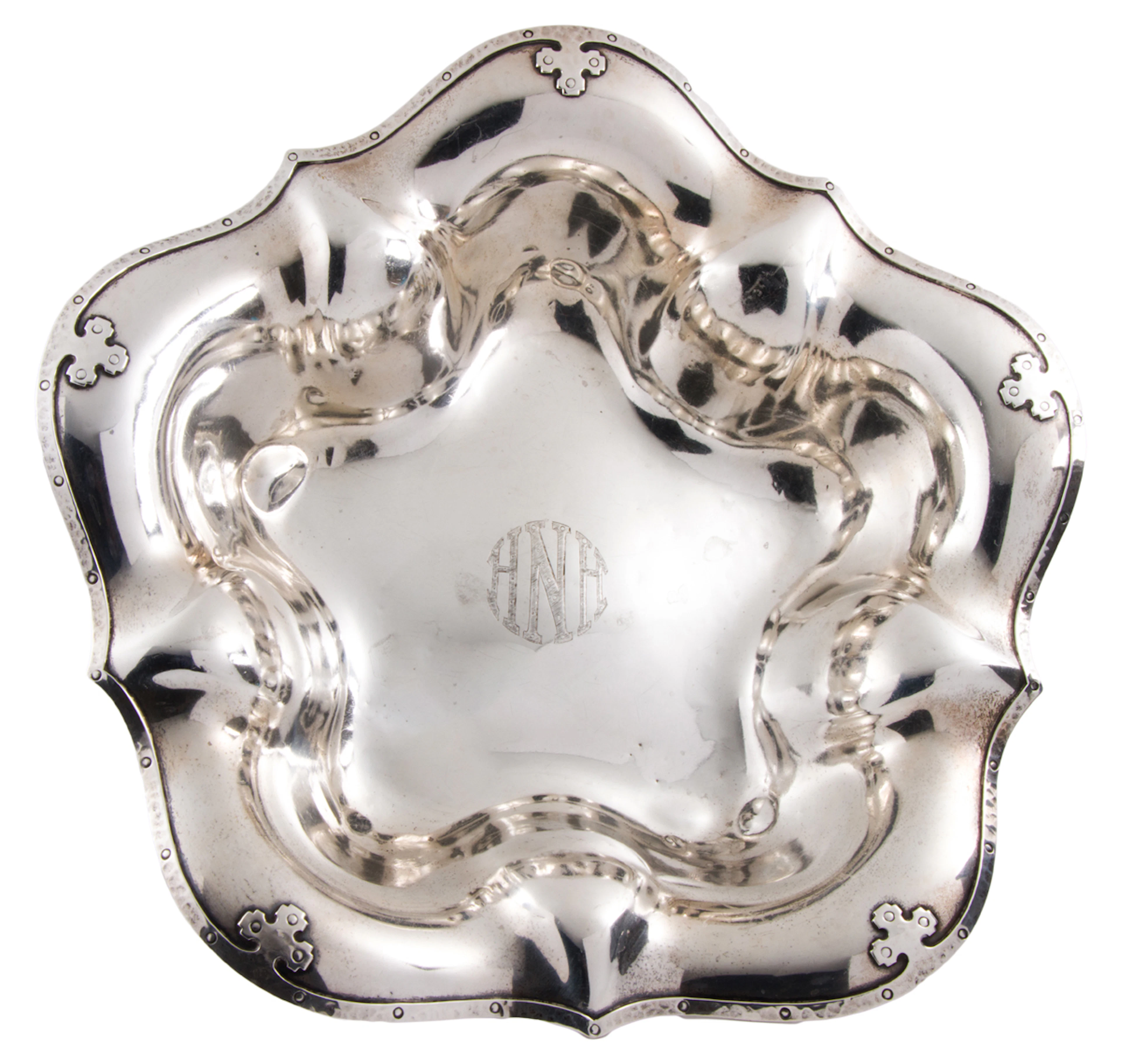 An American Arts and Crafts Carmel Pattern Sterling Bowl